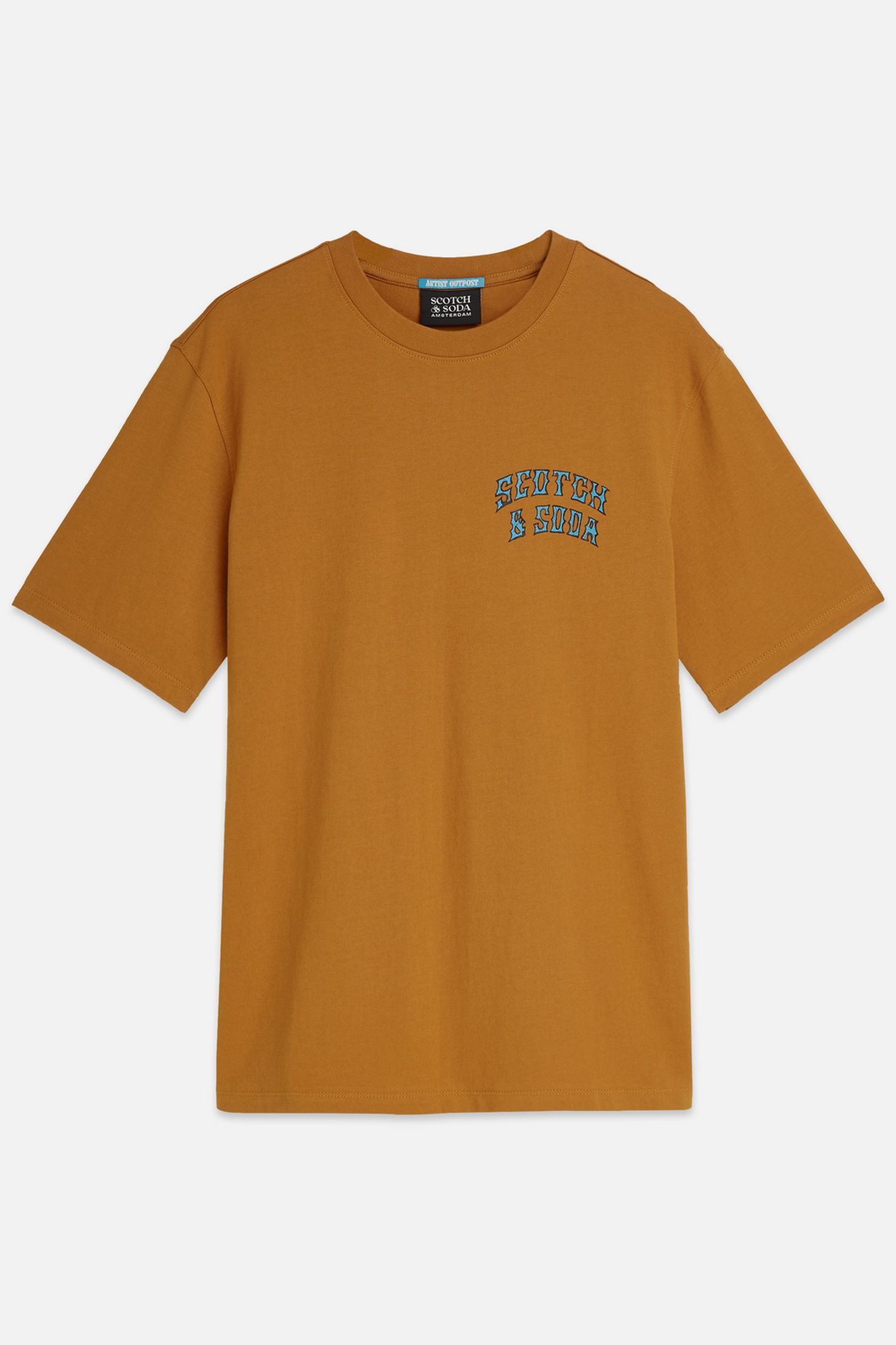 FRONT AND BACK ARTWORK REGULARFIT TSHIRT MEDIUM BROWN 4