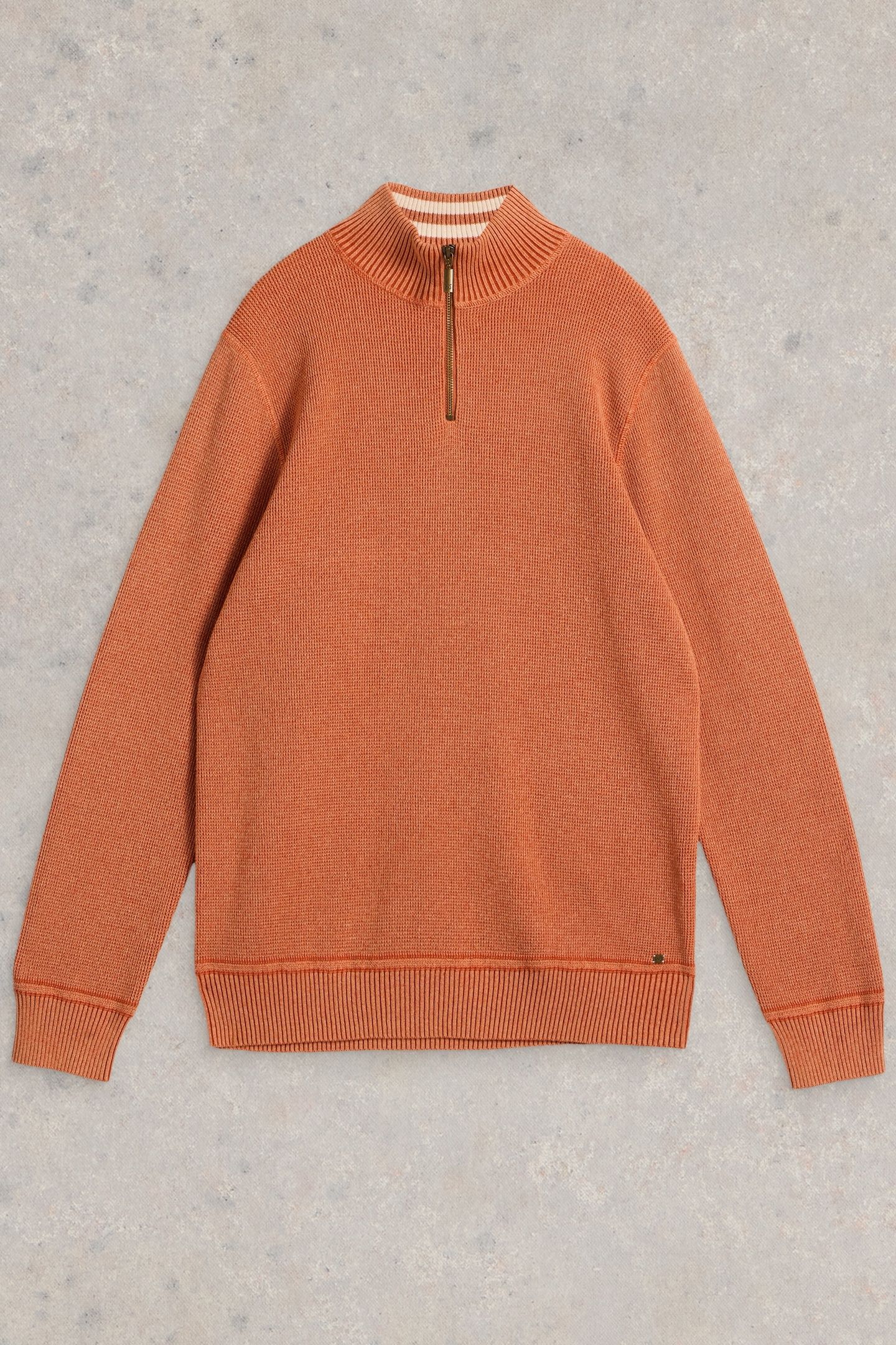 ATTADALE FUNNEL NECK JUMPER DK ORANGE 3