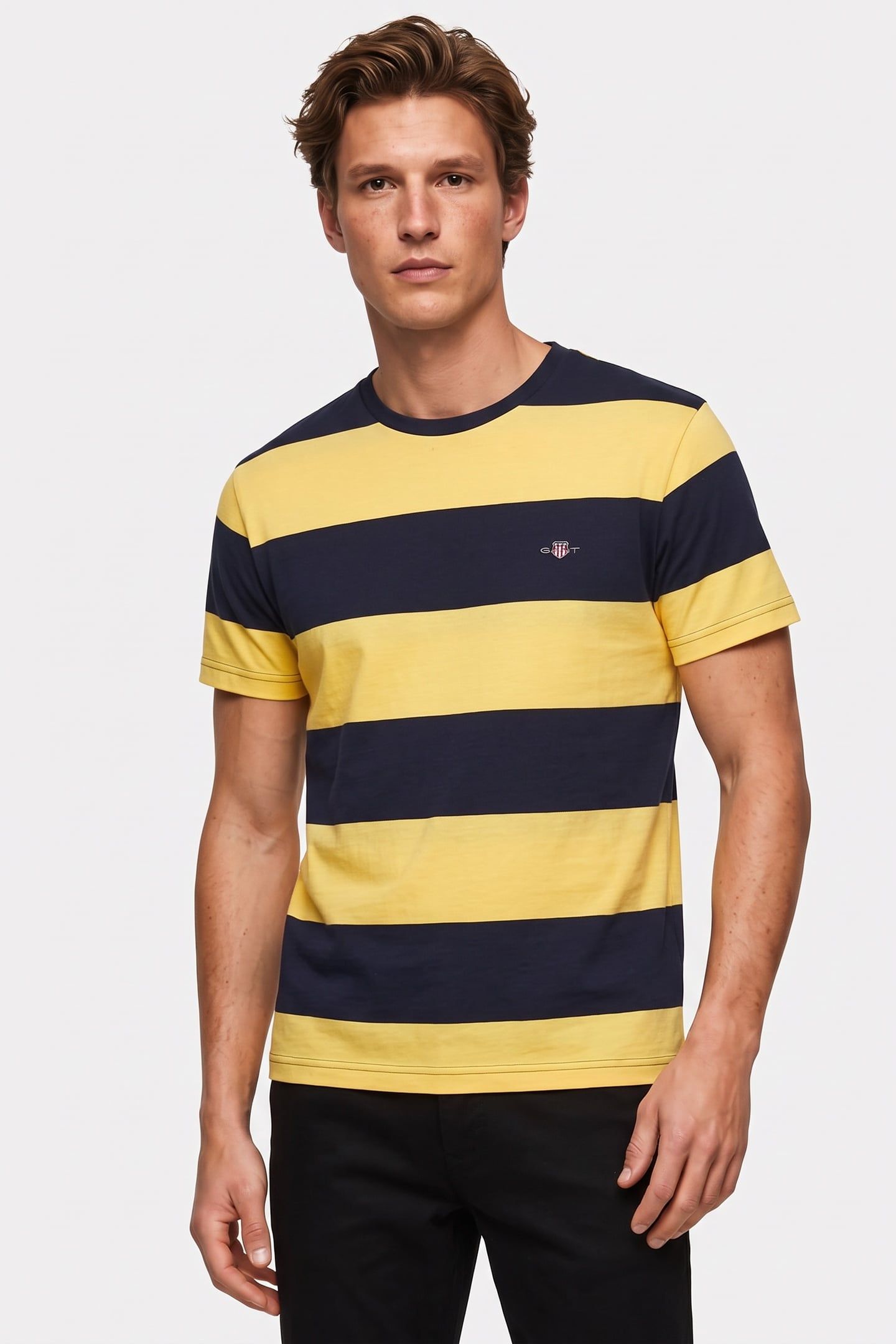 BARSTRIPED T-SHIRT BANANA YELLOW 1