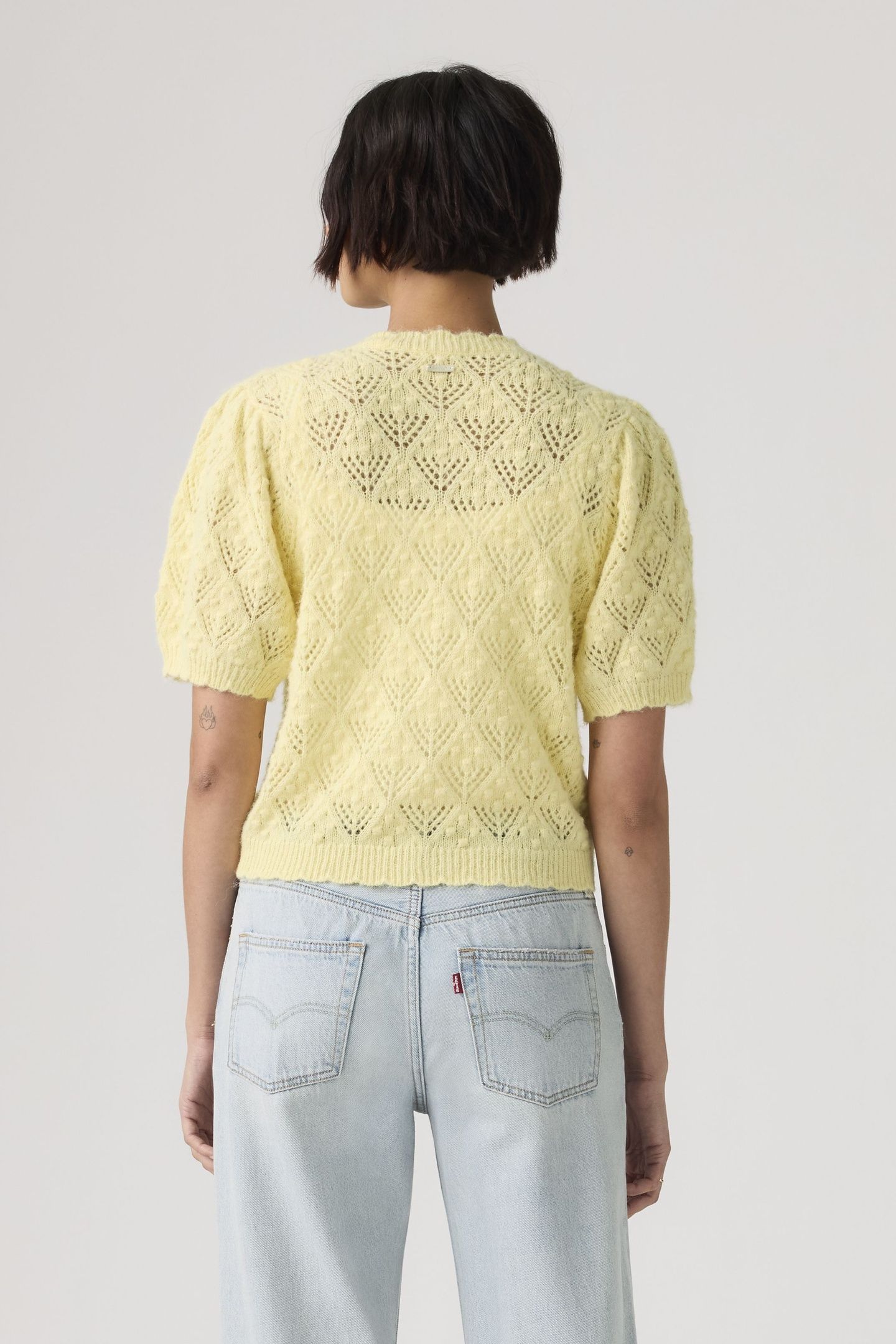 PAULINE POINTELLE SHORT SLEEVE CARDIGAN 3