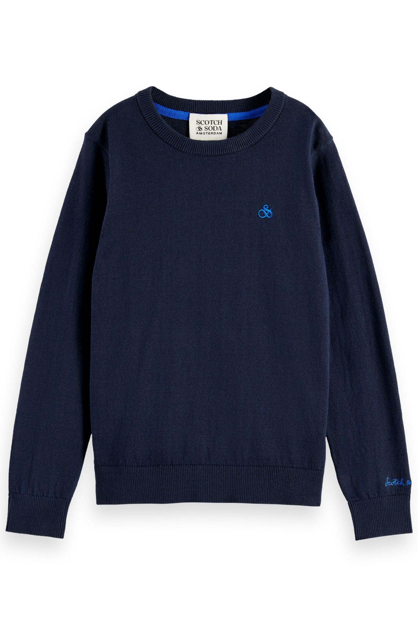 BOYS CORE - LOGO REGULAR FIT PULLOVER NAVY 1