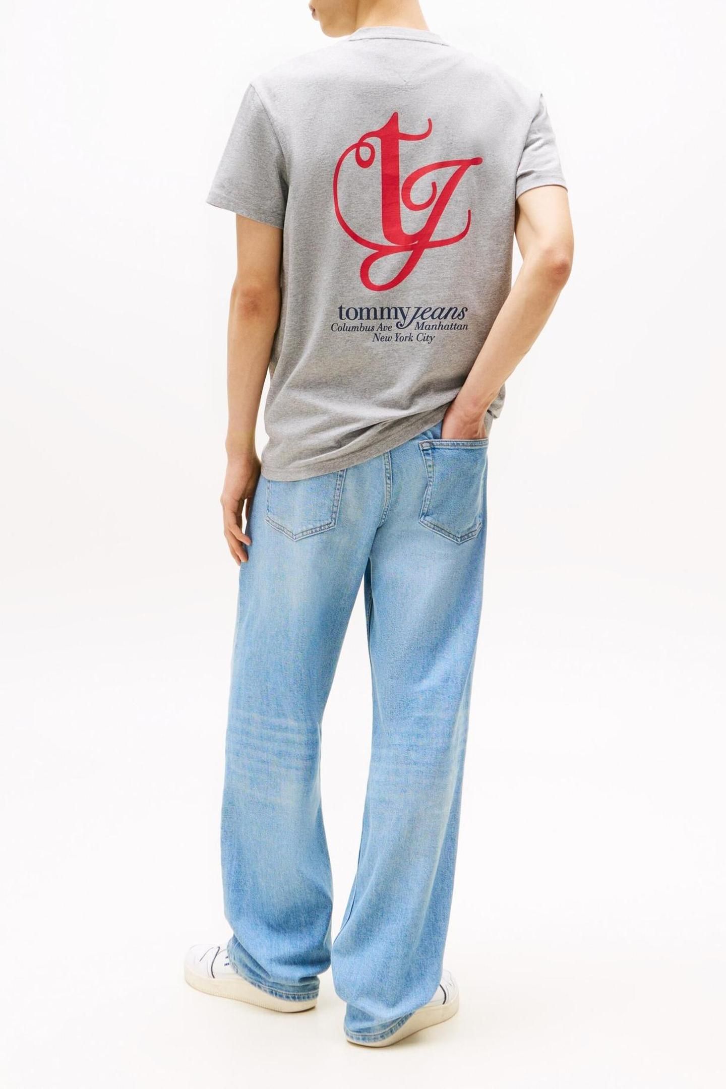 TJM REG MONOGRAM TEE GREY HEATHER 3
