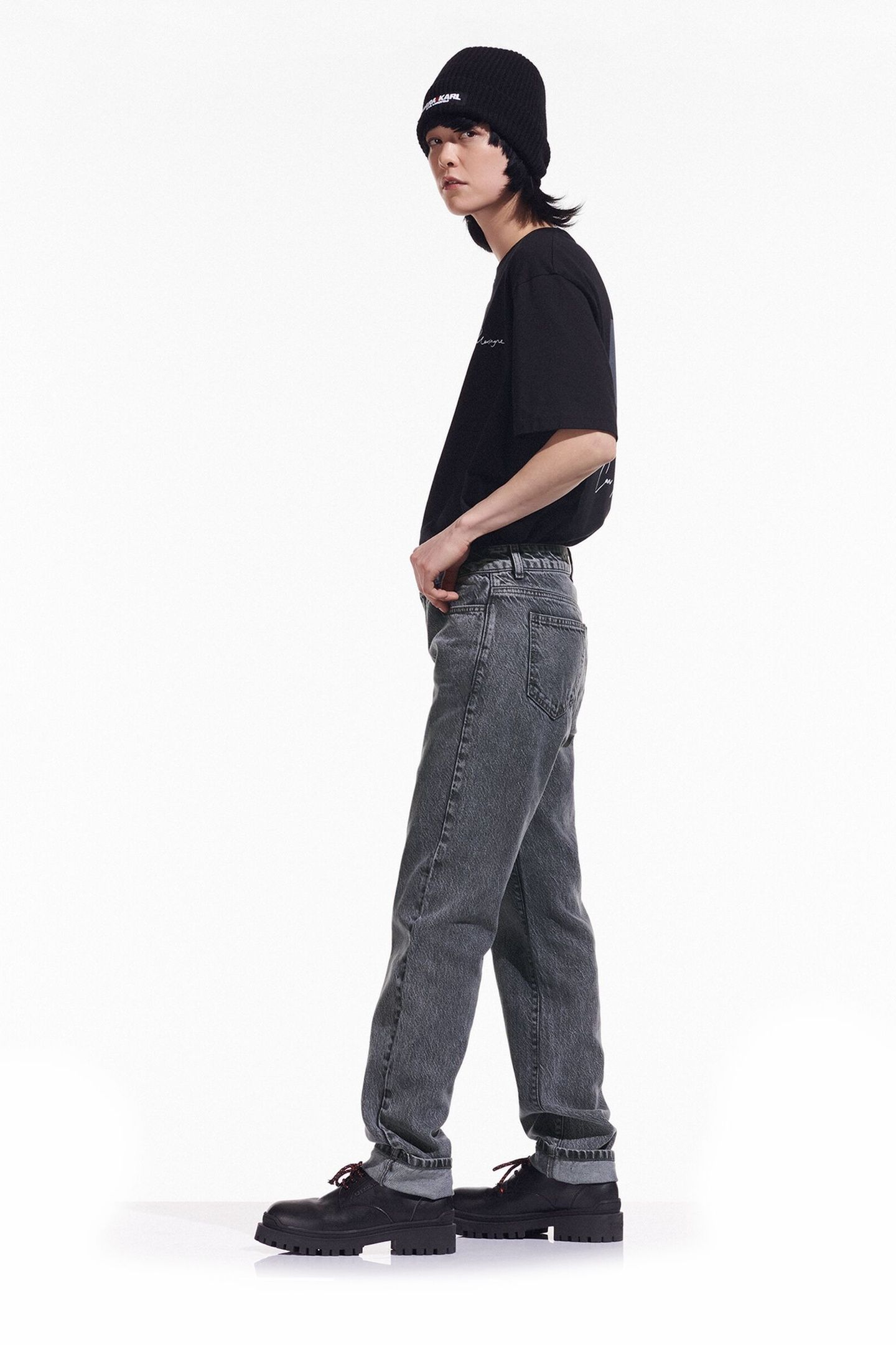 KLXCD DENIM PANTS GREY DENIM 4