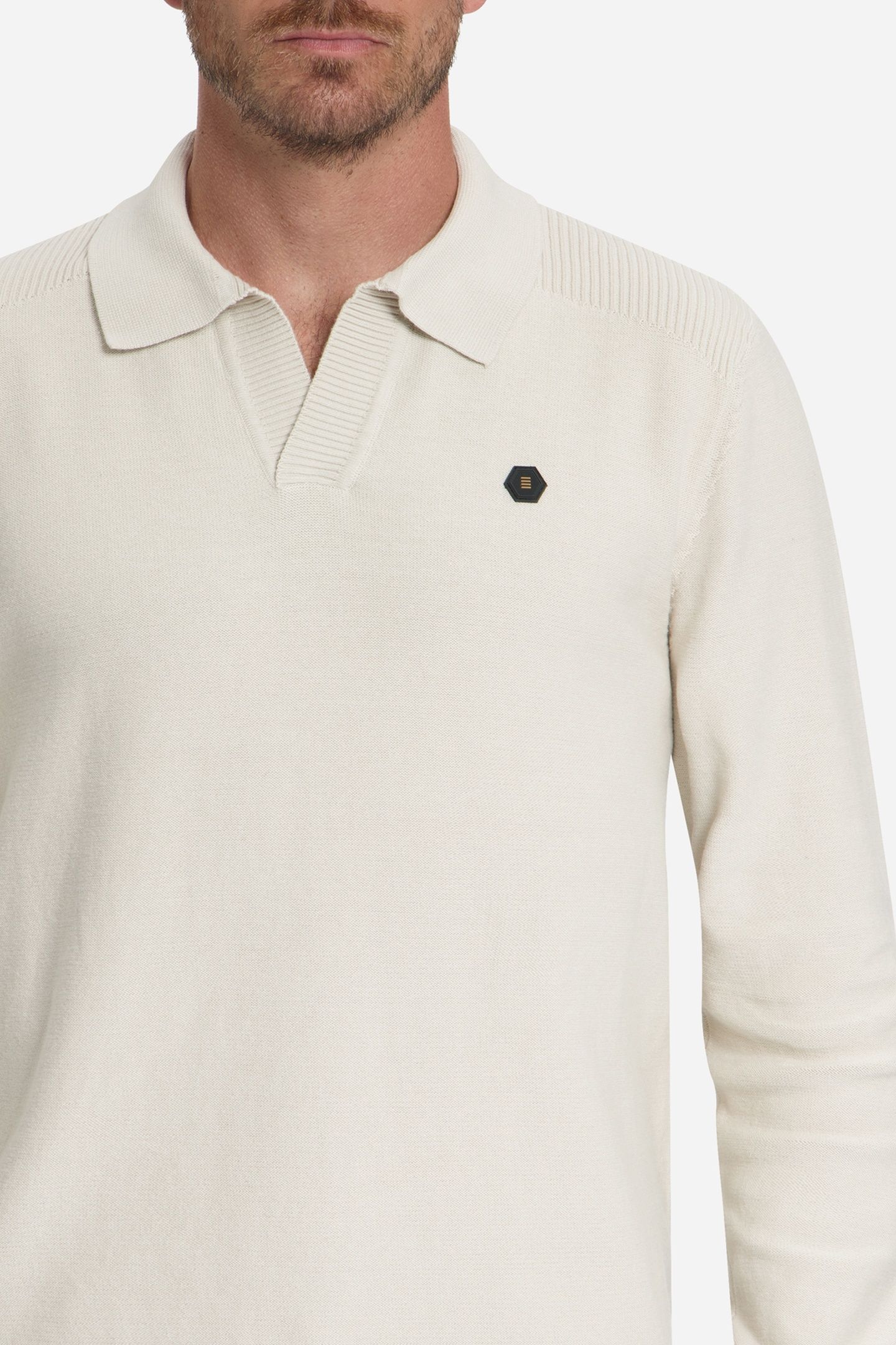 PULLOVER V-COLLAR SHOULDER DETAIL STONE 6