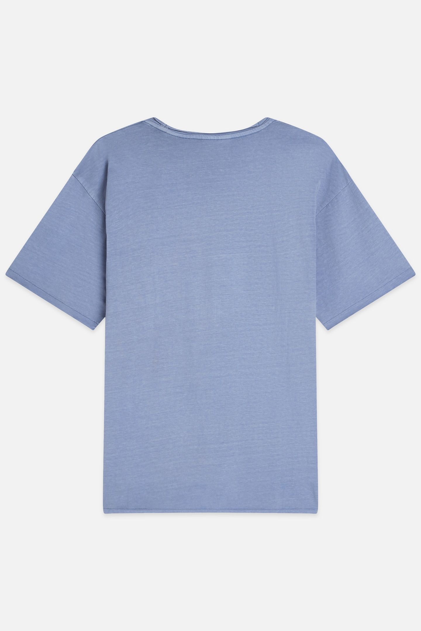 SEASONAL CORE RAWEDGED RELAXEDFIT GARMENTDYED TSHIRT NAVY 2