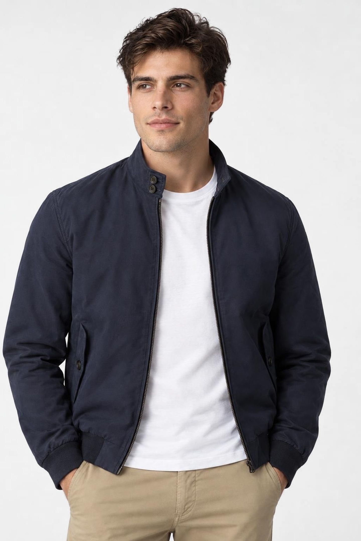 CLASSIC BOMBER JACKET NAVY 1