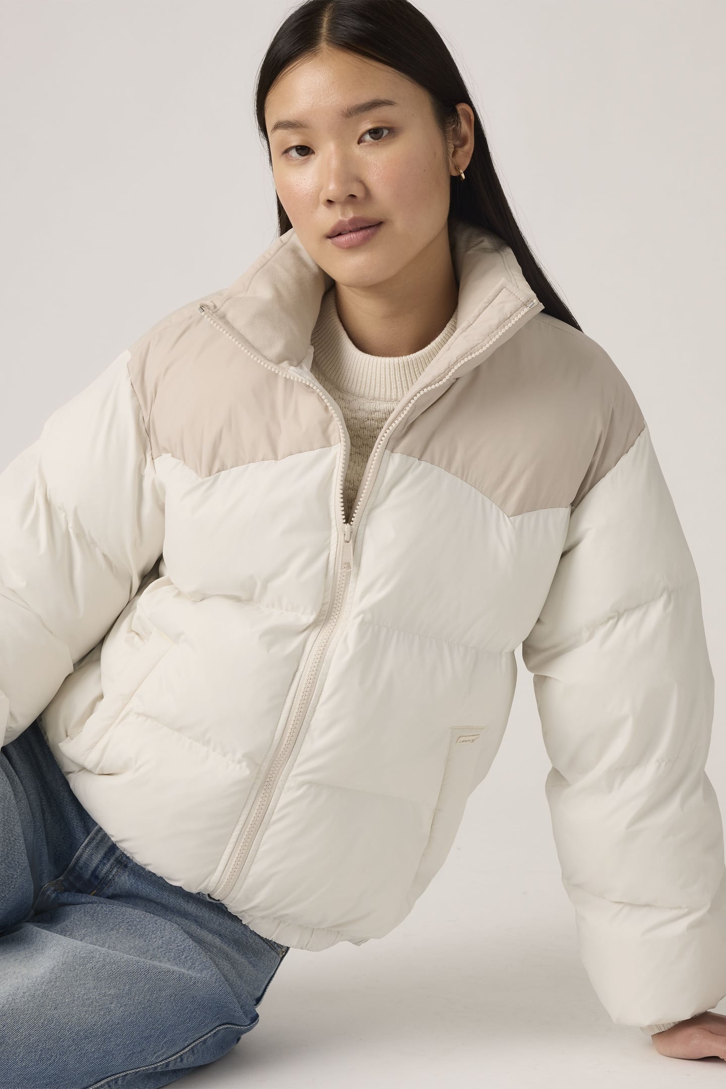 NOE WESTERN PUFFER WHISPER WHITE NYLON 4