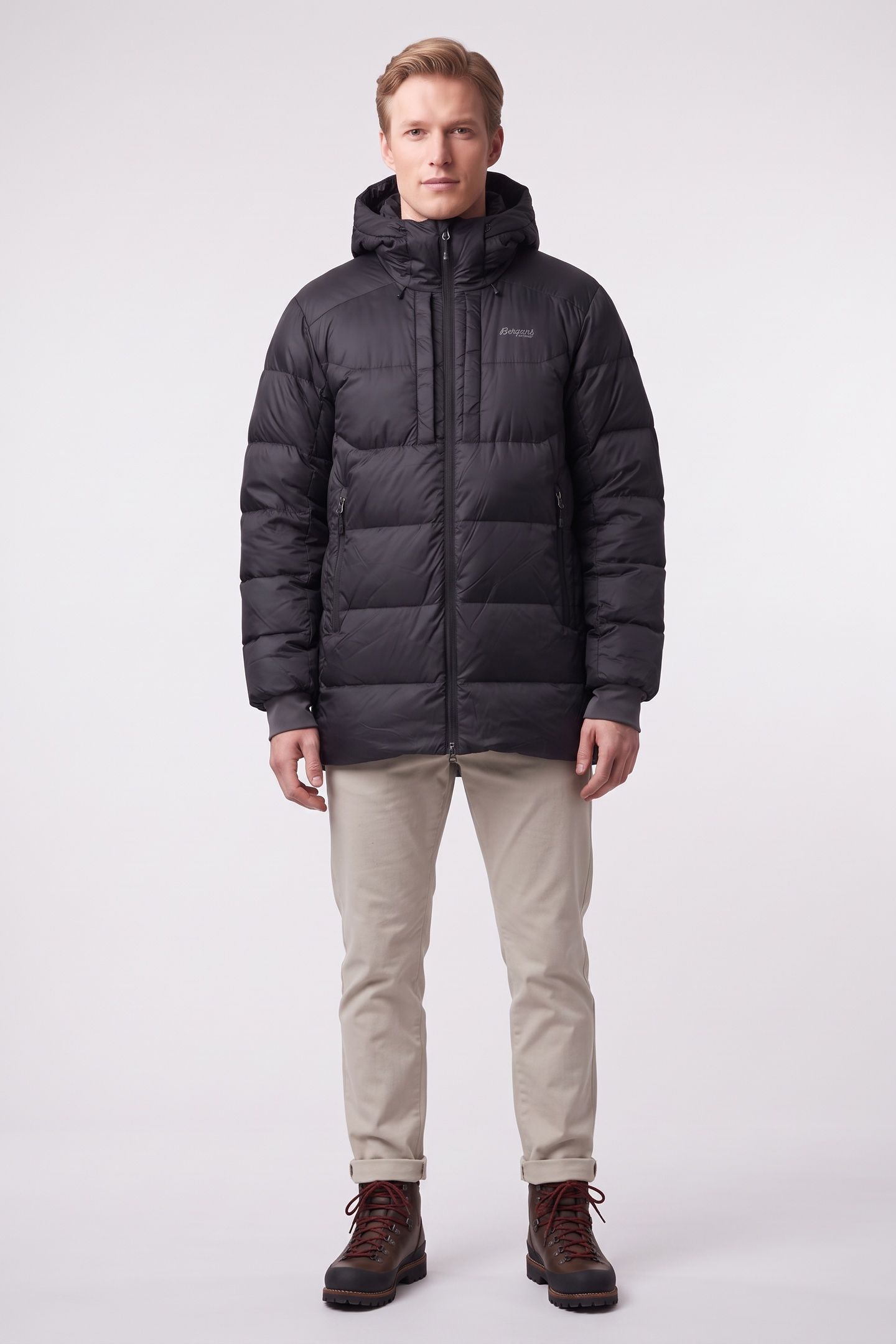 MAGMA EXTREME DOWN JACKET W/HOOD UNISEX BLACK 1