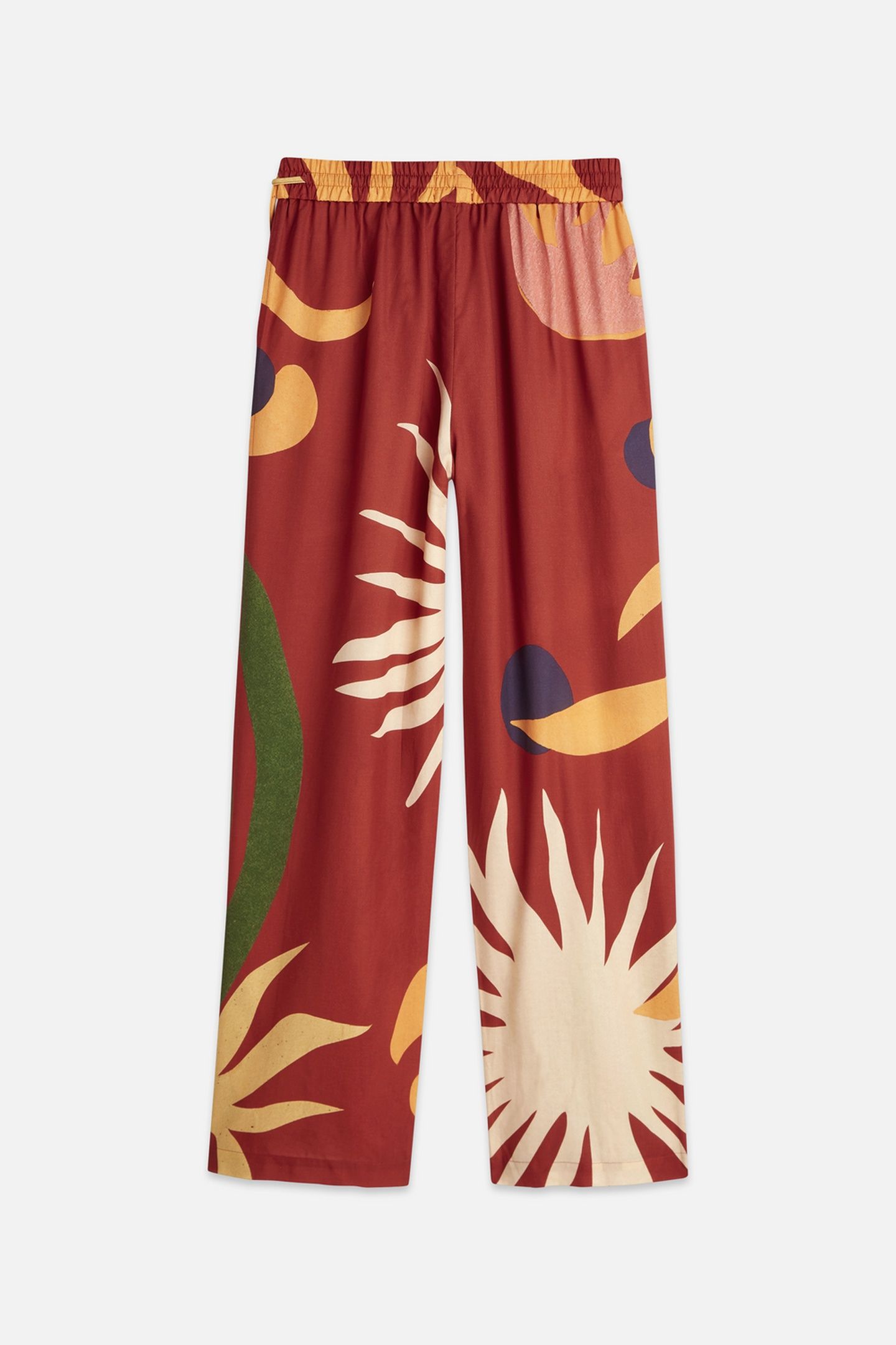 GIA - ALL OVER PRINTED PULL ON PANTS DESERT HAWAIIAN BURNT H 4