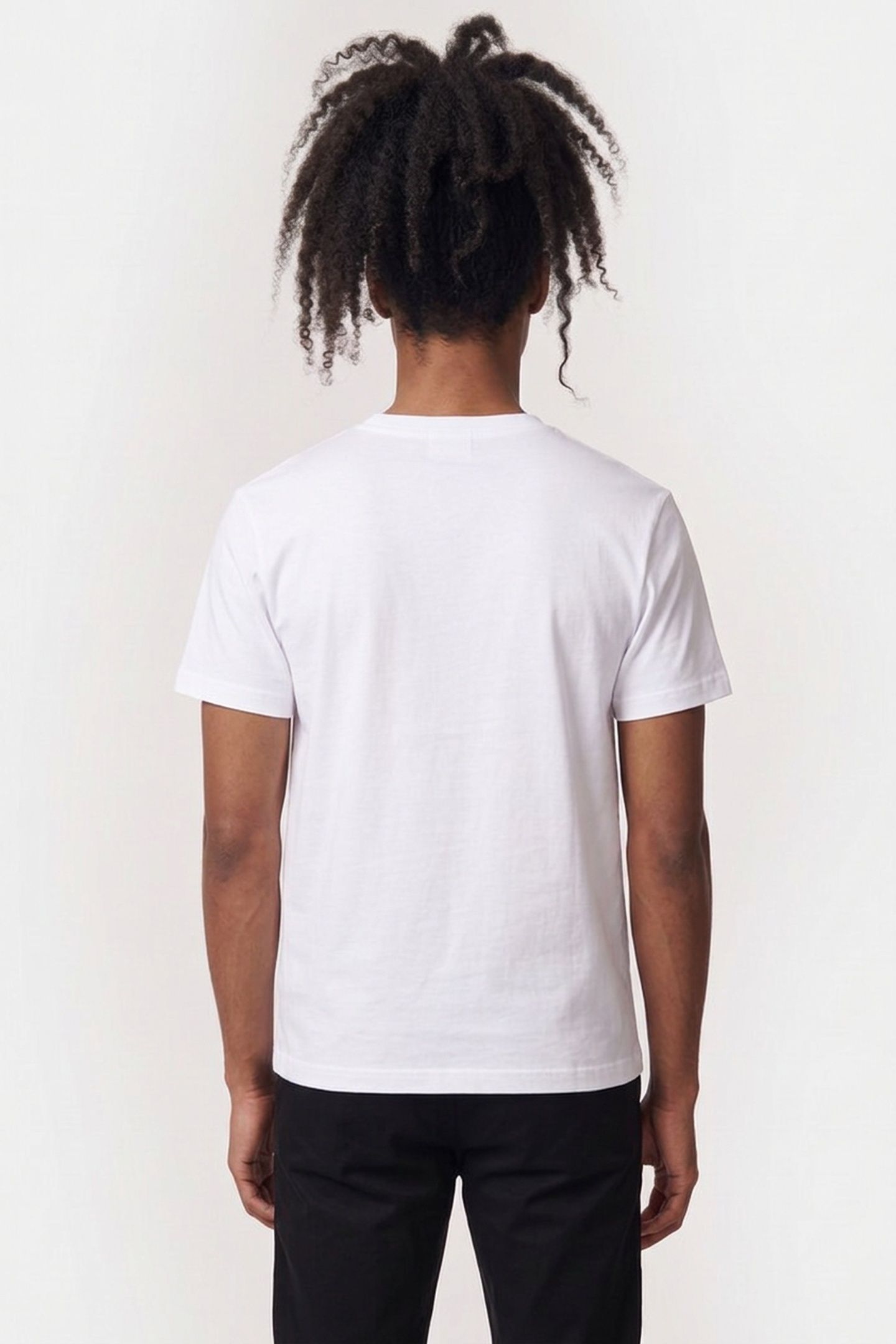 UNISEX T-SHIRT OLIVE OIL WHITE 5