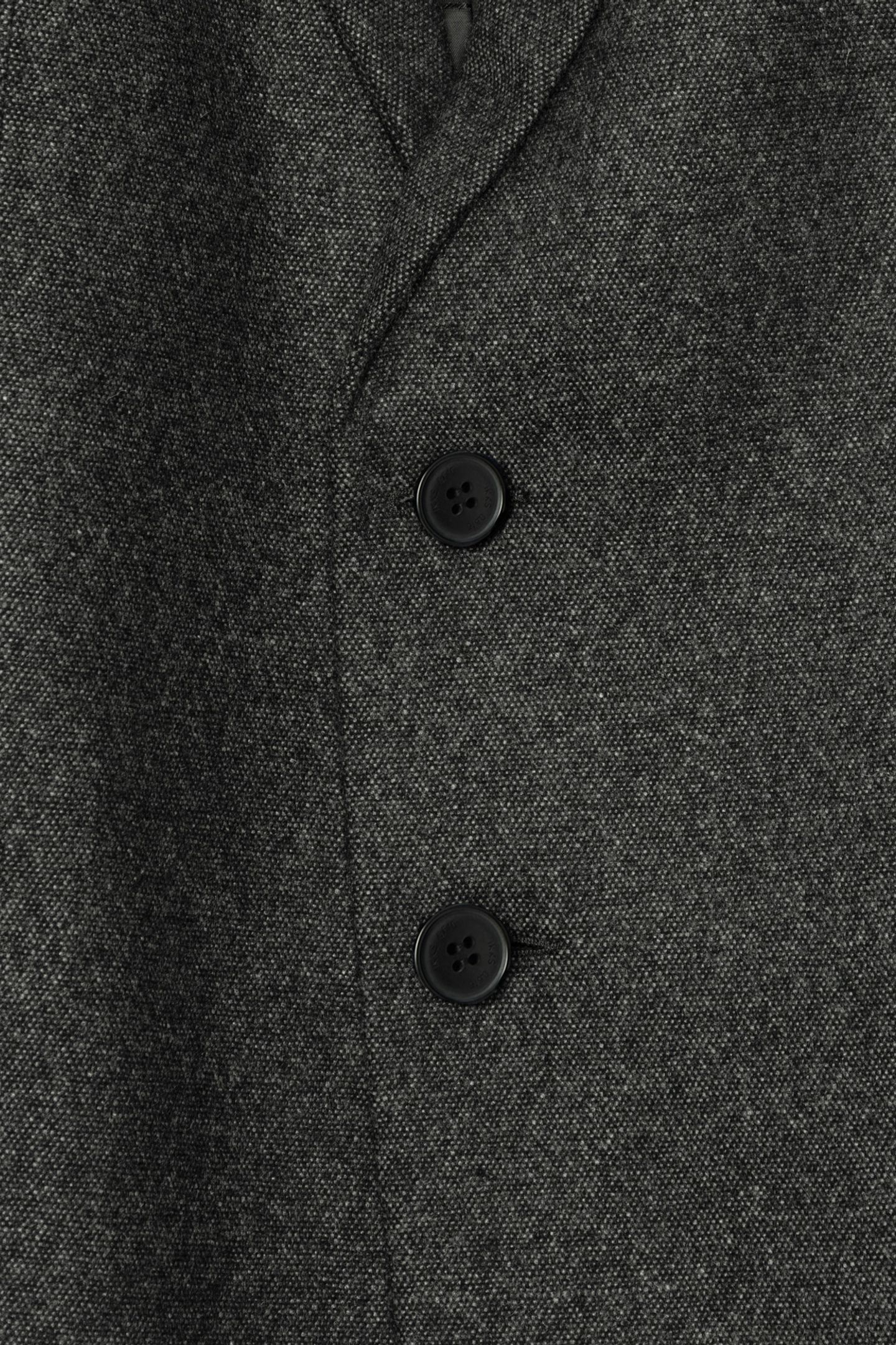 DARK HEATHER GREY TWEED-LOOK SUIT JACKET 8
