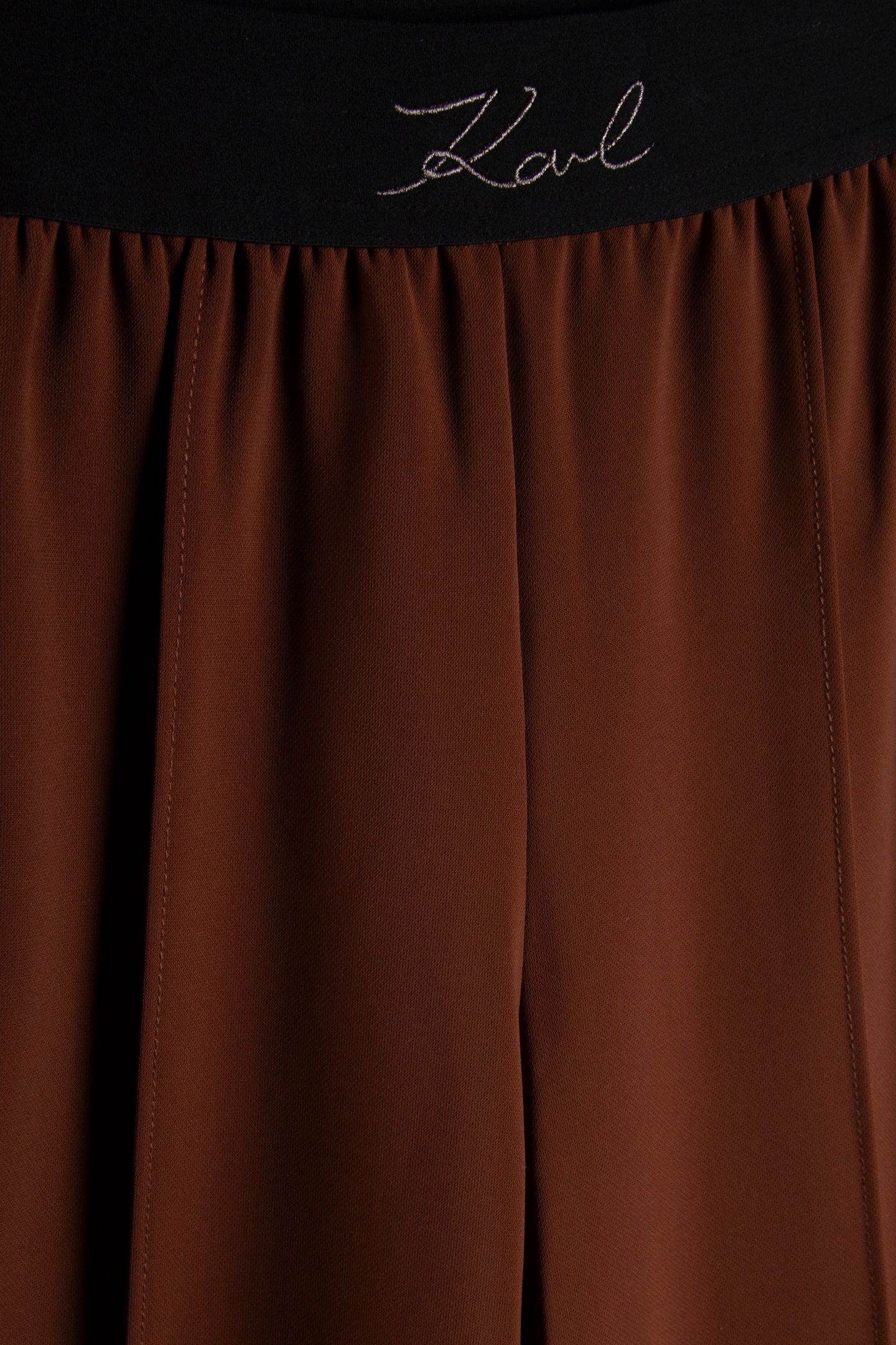 CADY ELASTIC WAIST PANTS FRIAR BROWN 4