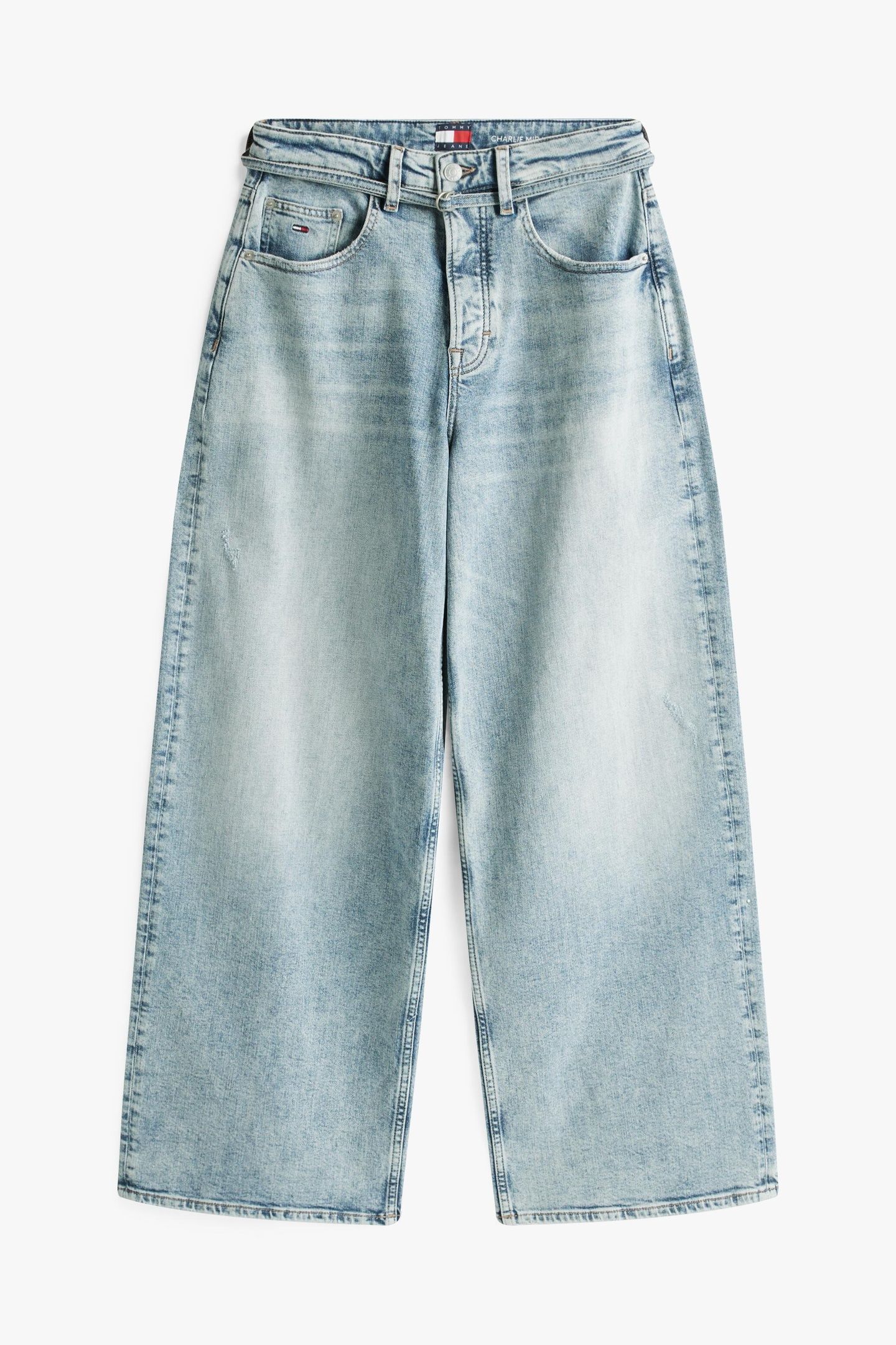 CHARLIE MID RISE LOOSE WIDE BEL DENIM MID LIGHT BLUE 4