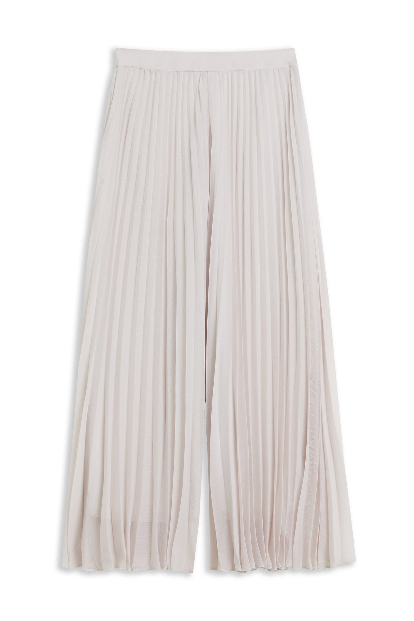 YOSHINO WIDE LEG PLEAT TROUSER WHITE 4