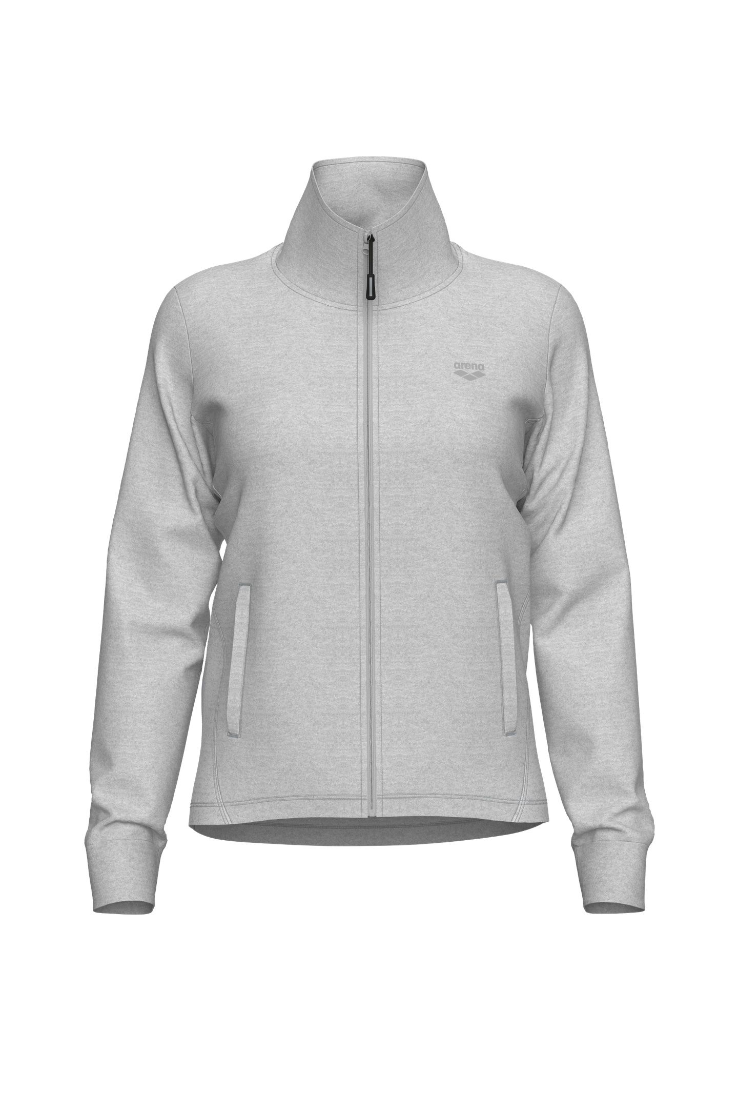TEAM ESSENTIAL JACKET MEDIUM GREY HEATHER 1