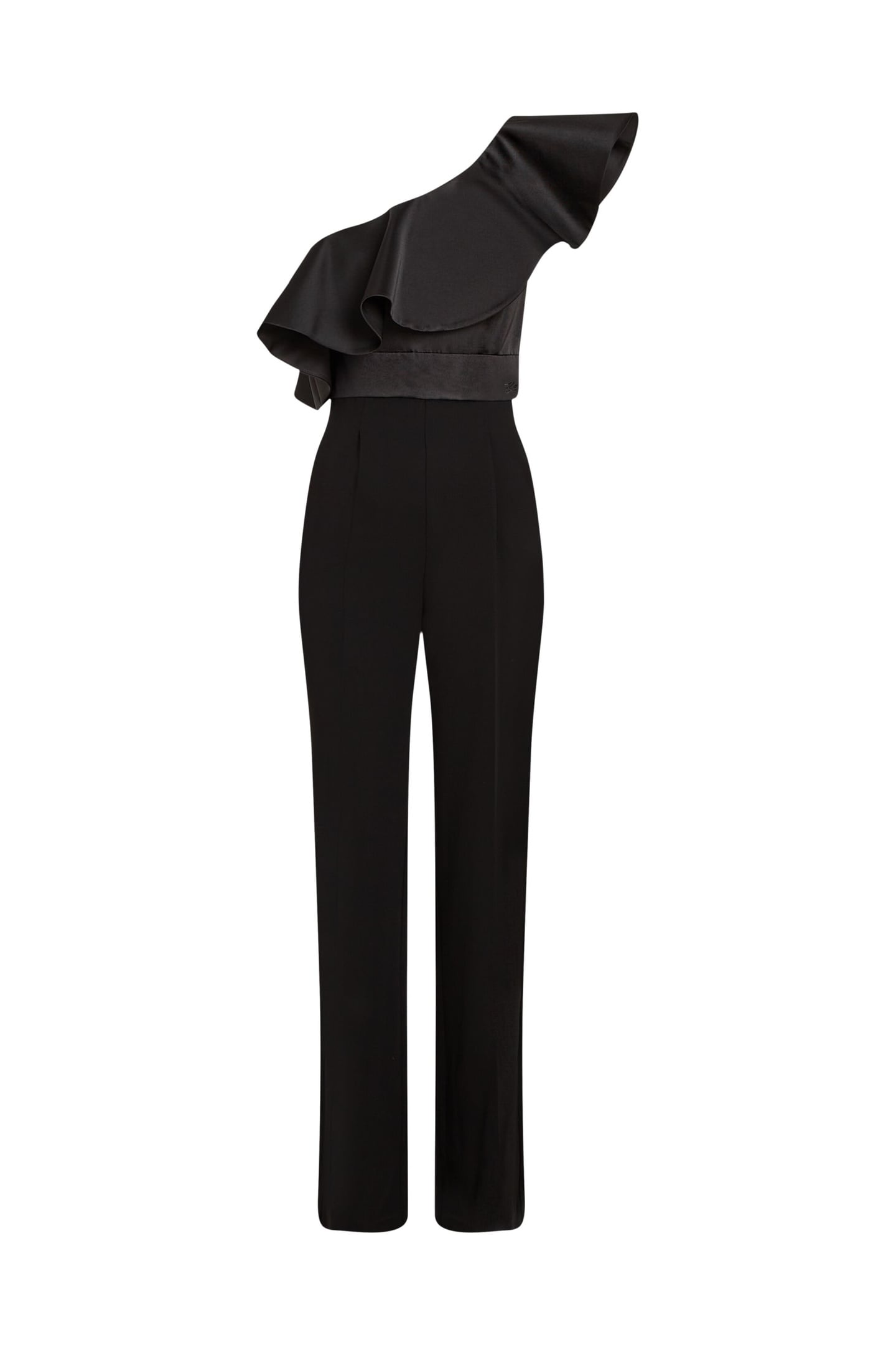 FRILL EVENING JUMPSUIT BLACK 4