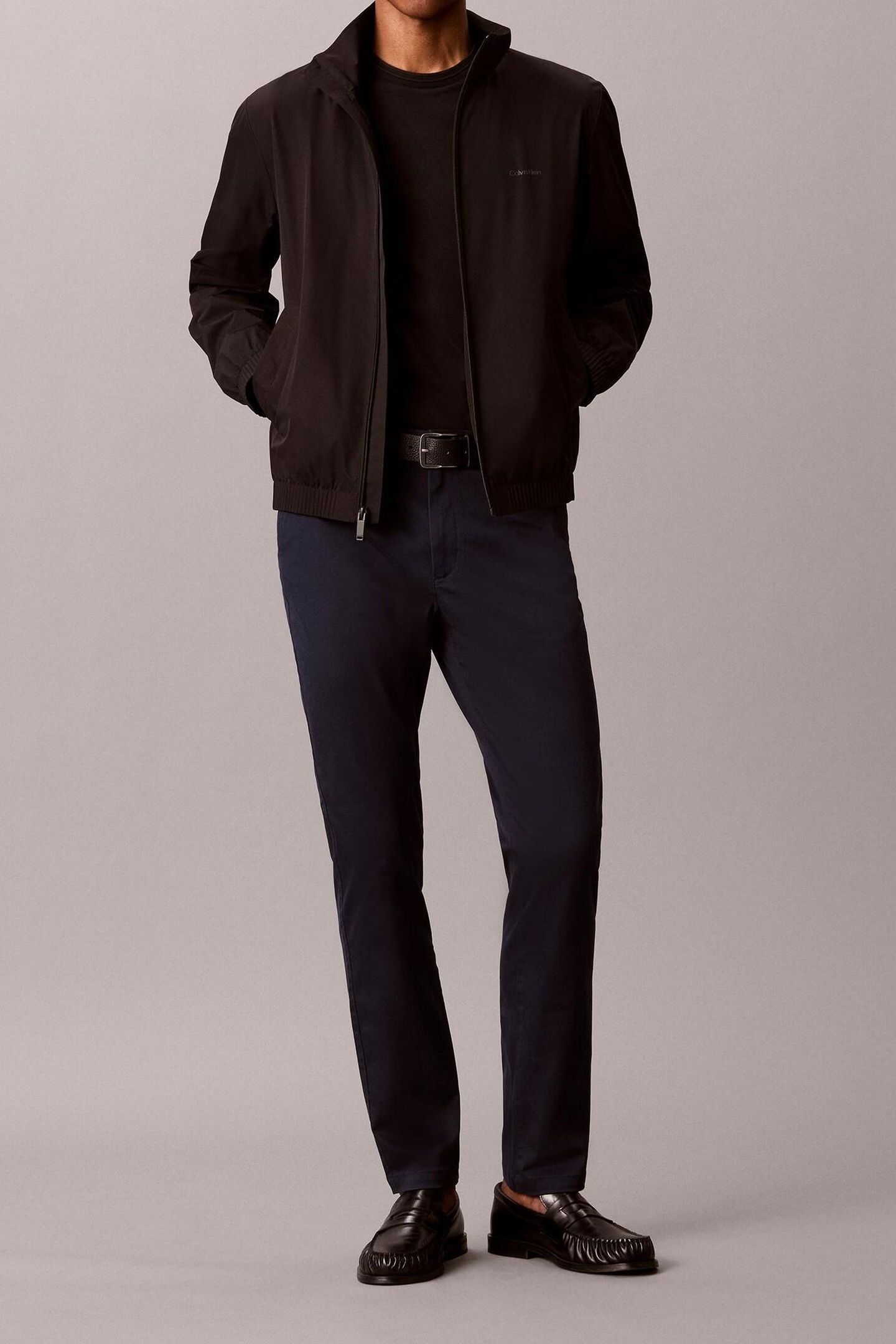SLIM REFINED COTTON STRETCH DARK SAPPHIRE 3