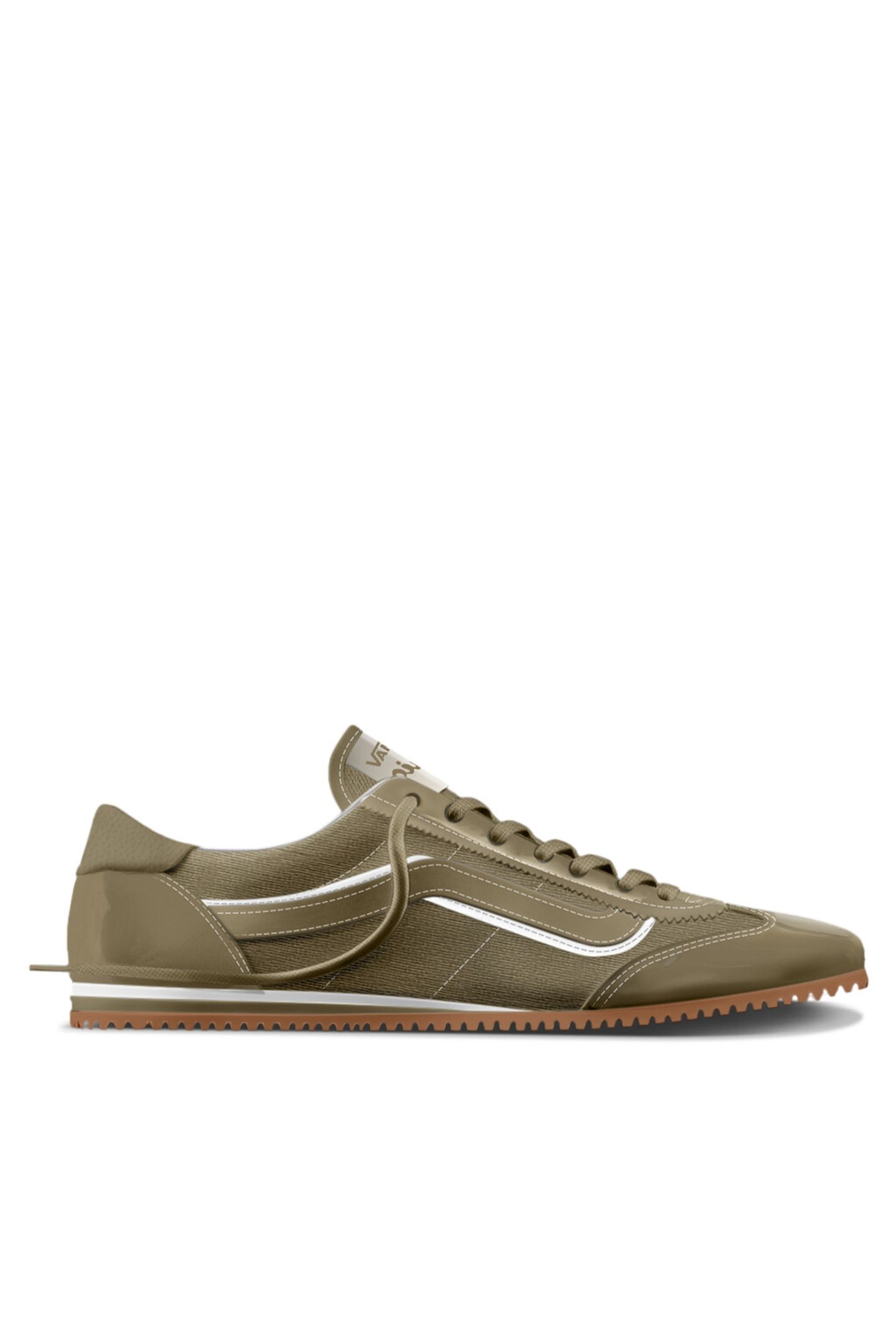 UNISEX SUPER LOWPRO PATENT TAN 1