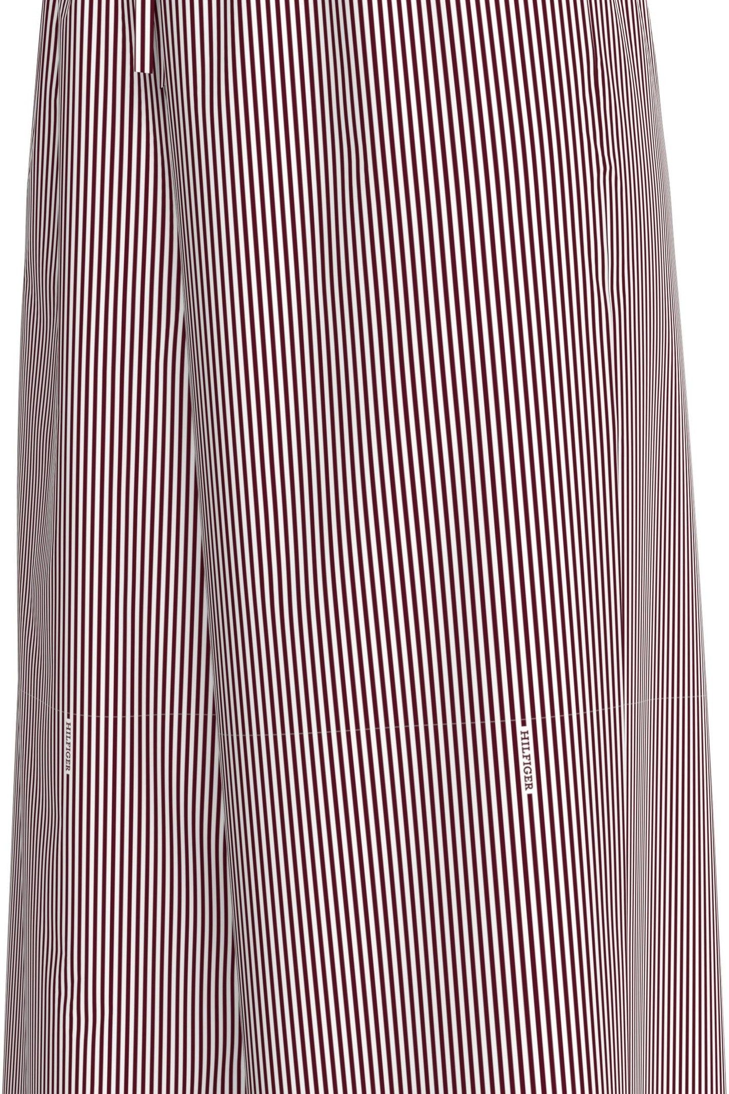 PRINT VISCOSE PANT MONOTYPE ITHACA STRIPE DEEP ROUGE 5
