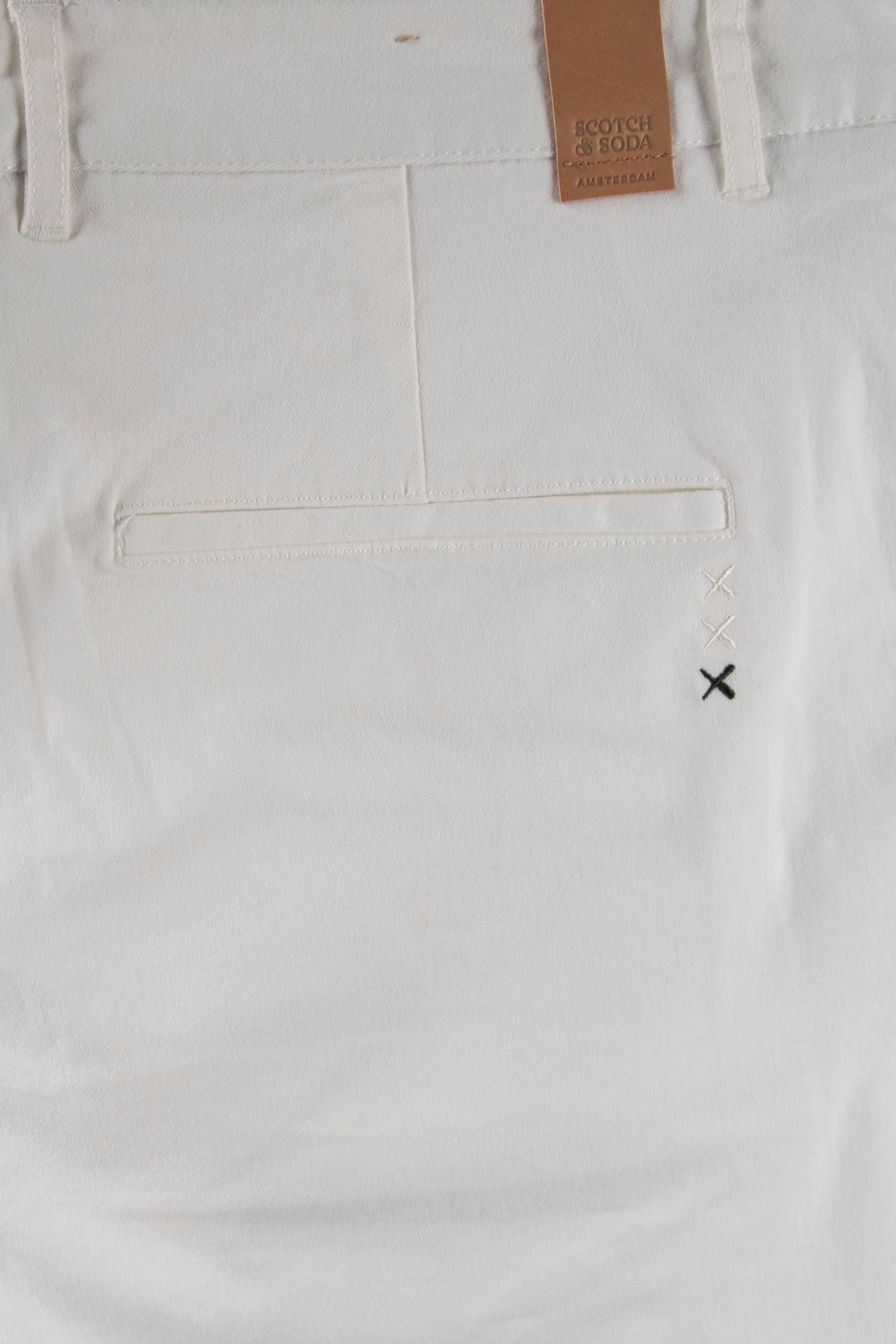 CORE STUART COTTON-BLEND TWILL REGULAR-FIT SHORT OFF WHITE 5
