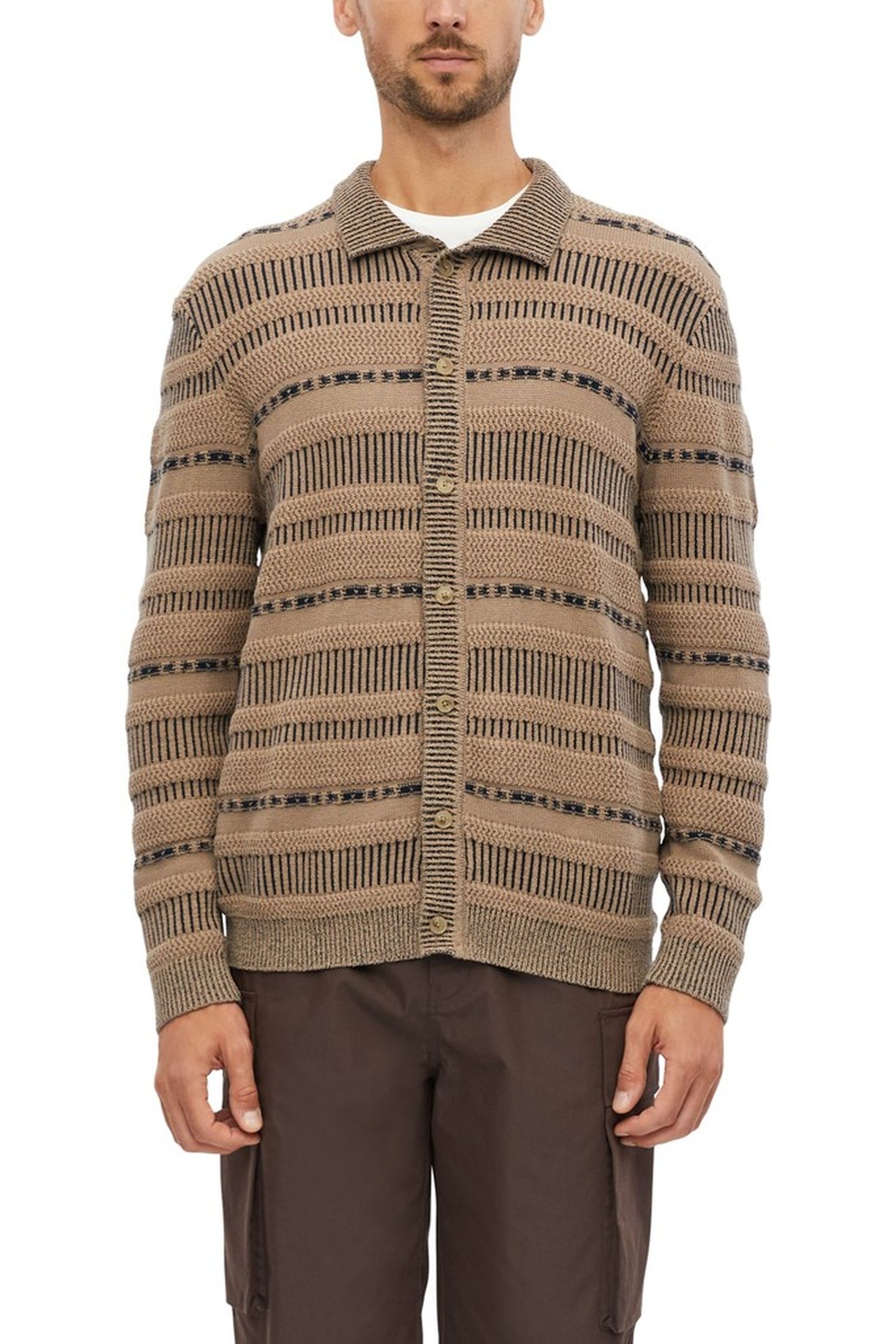 S.OLIVER PULLOVERS BROWN 1