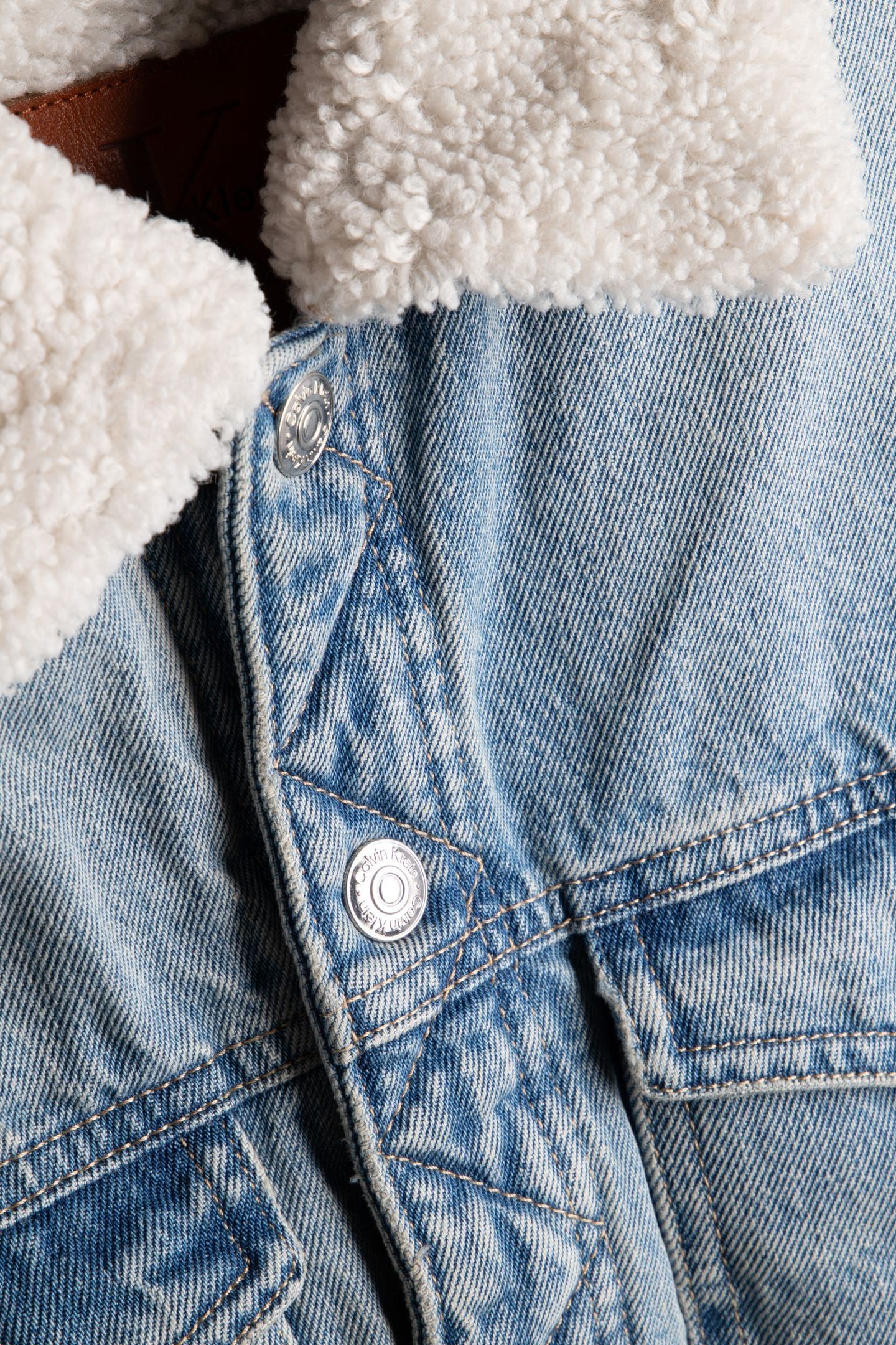 SHERPA WOOL DENIM JACKET BLUE NEWTON 5