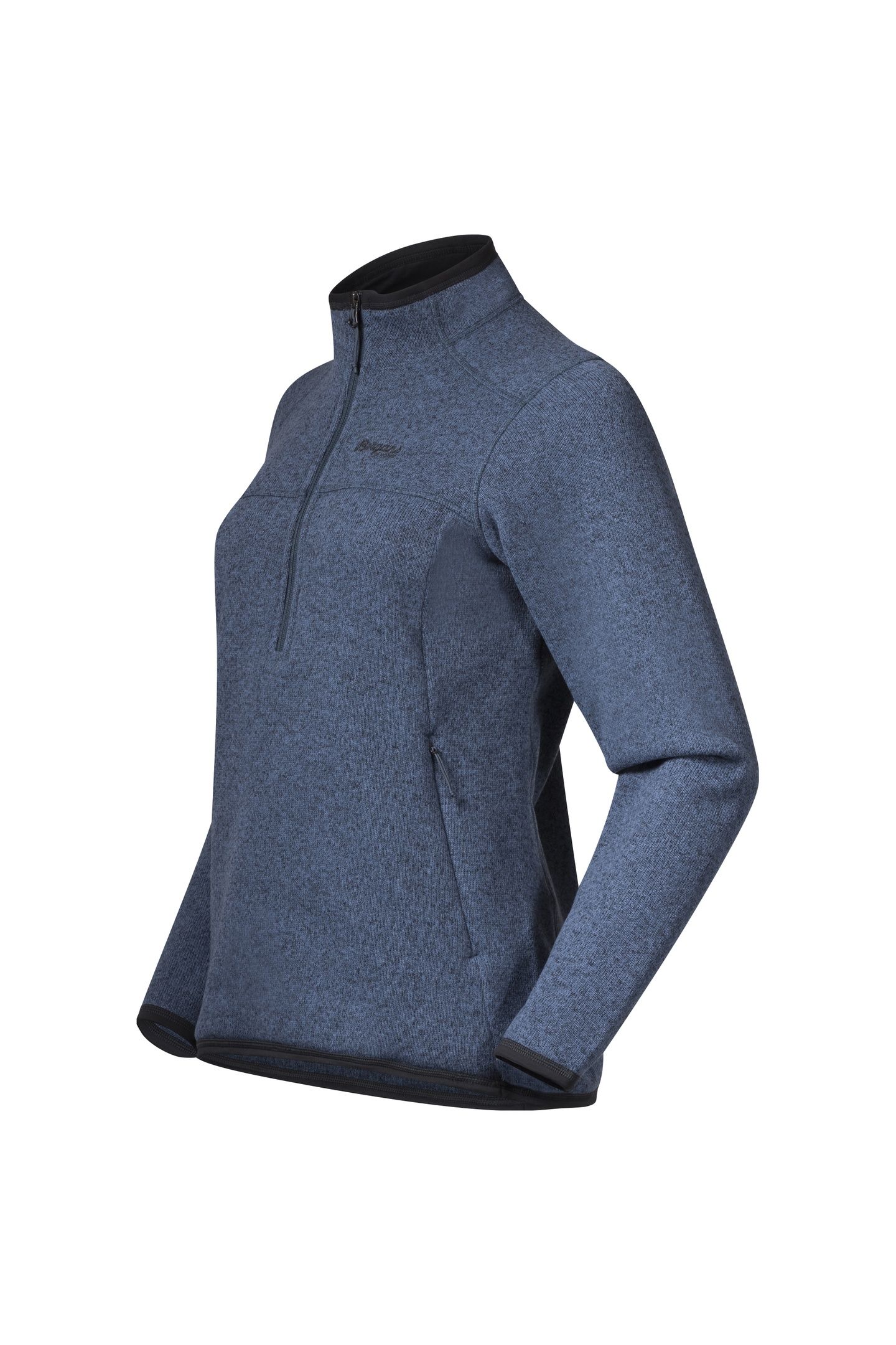 KAMPHAUG KNITTED W HALF ZIP ORION BLUE 4