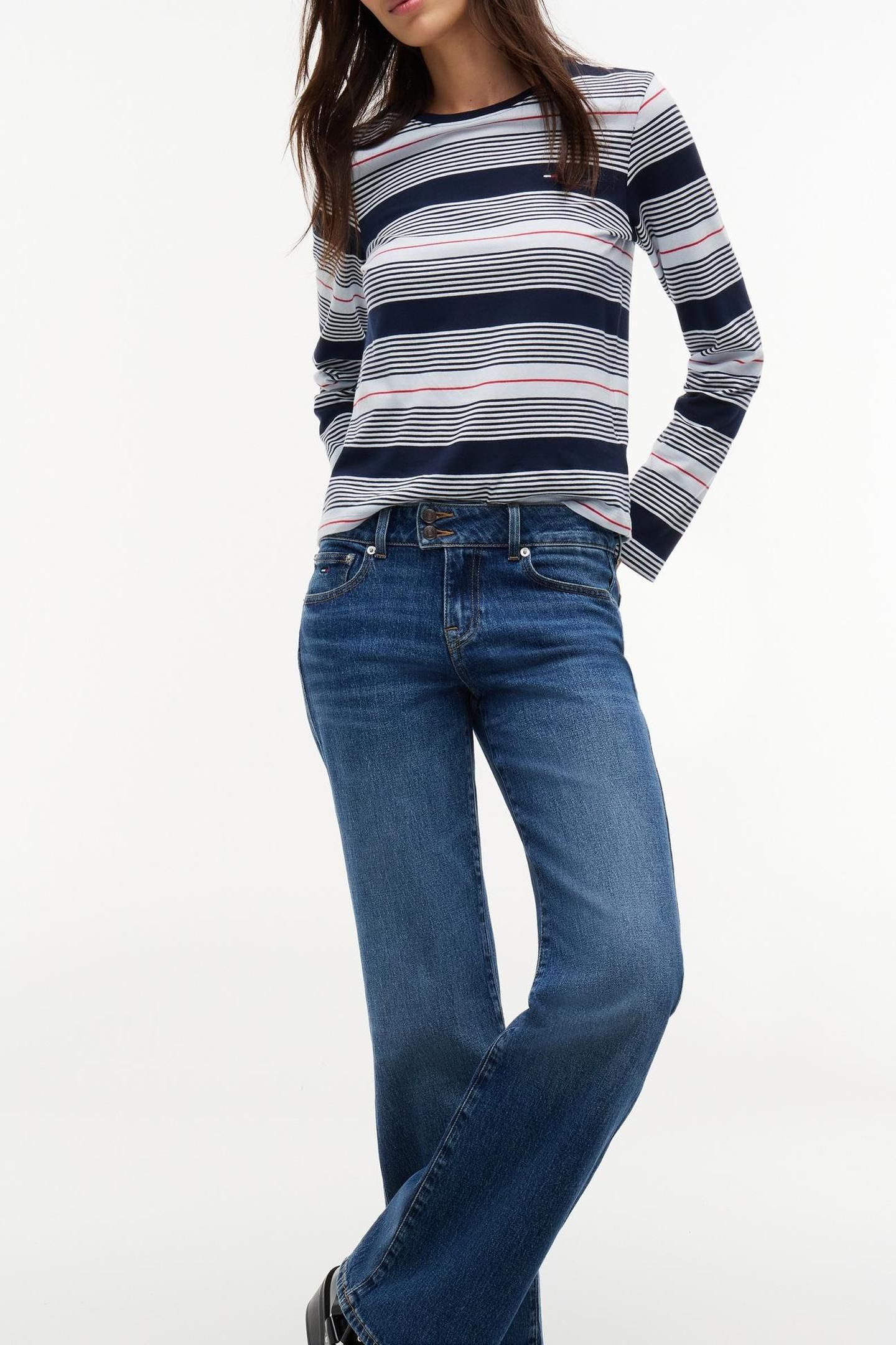 SIA LOW RISE BOOTCUT JEANS DENIM 6