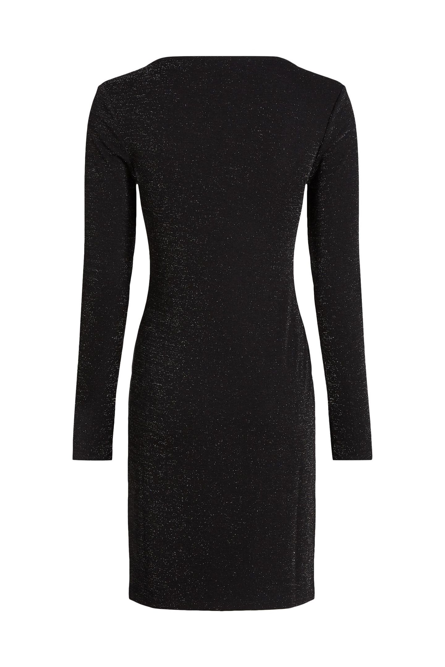 FAN LUREX JERSEY DRESS BLACK LUREX 2