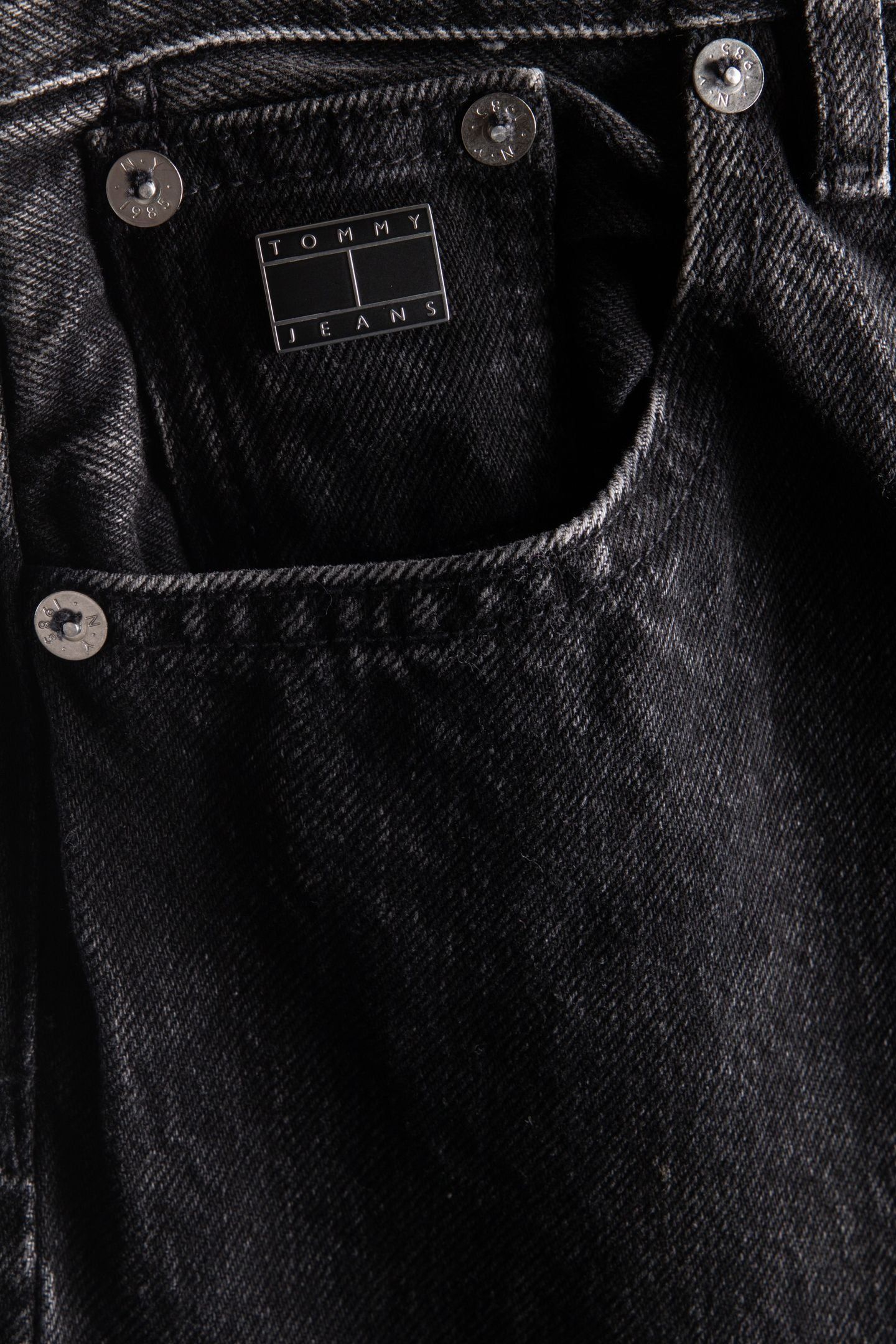 LOOSE STRAIGHT EI408 DENIM BLACK 5