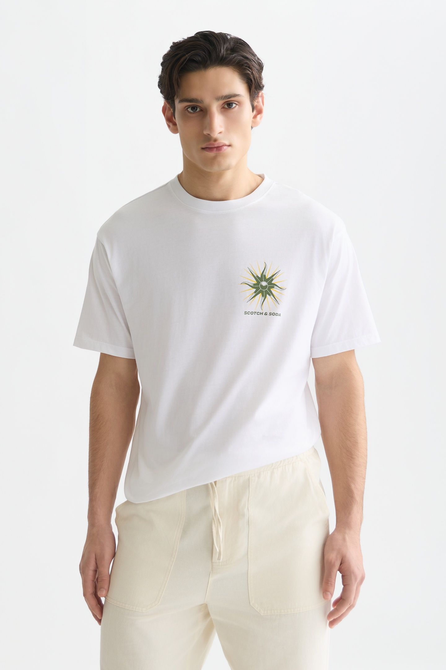 FRONT AND BACK ARTWORK RELAXEDFIT TSHIRT WHITE/PASTEL 1