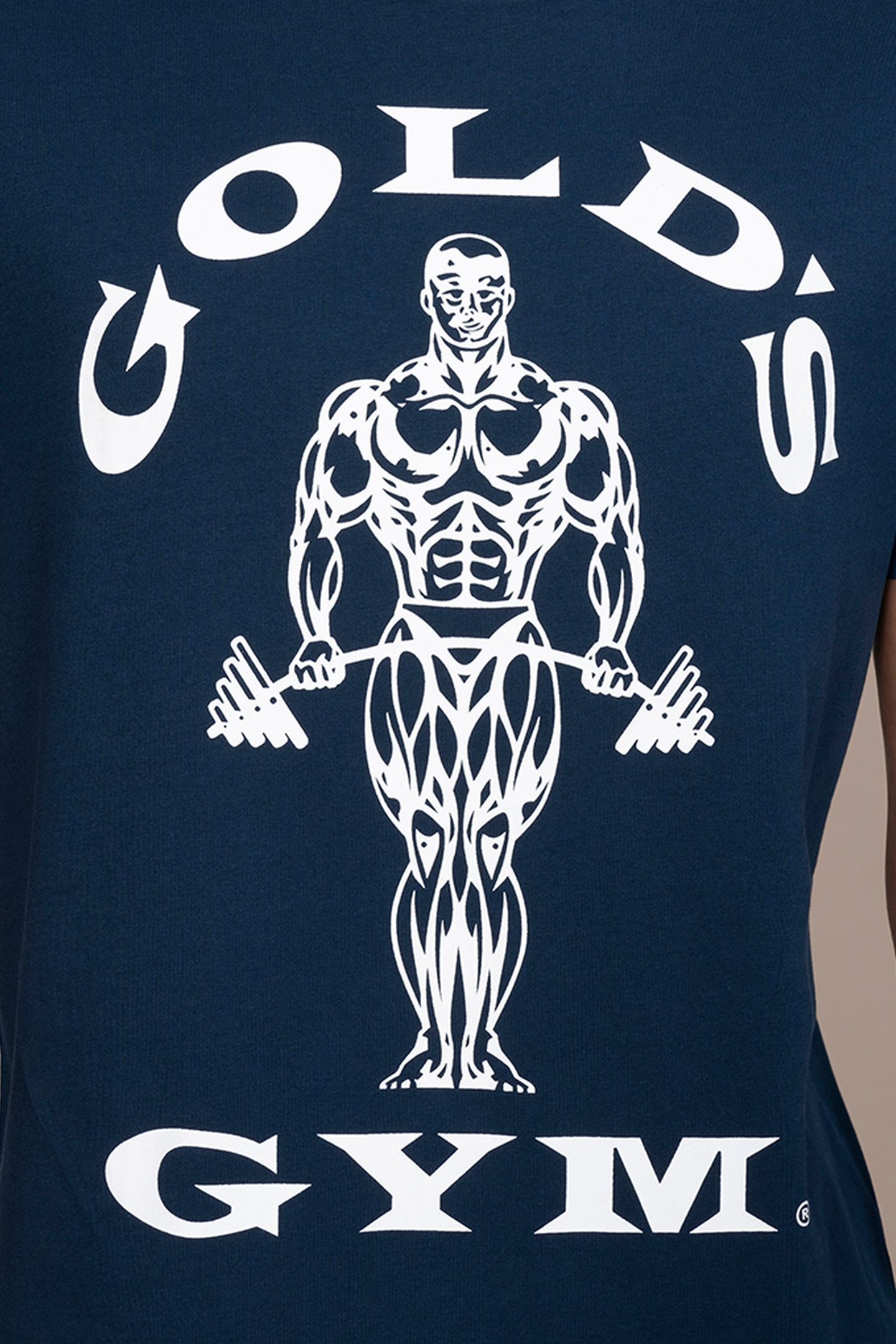 MUSCLE JOE CREW NECK TEE NAVY 5