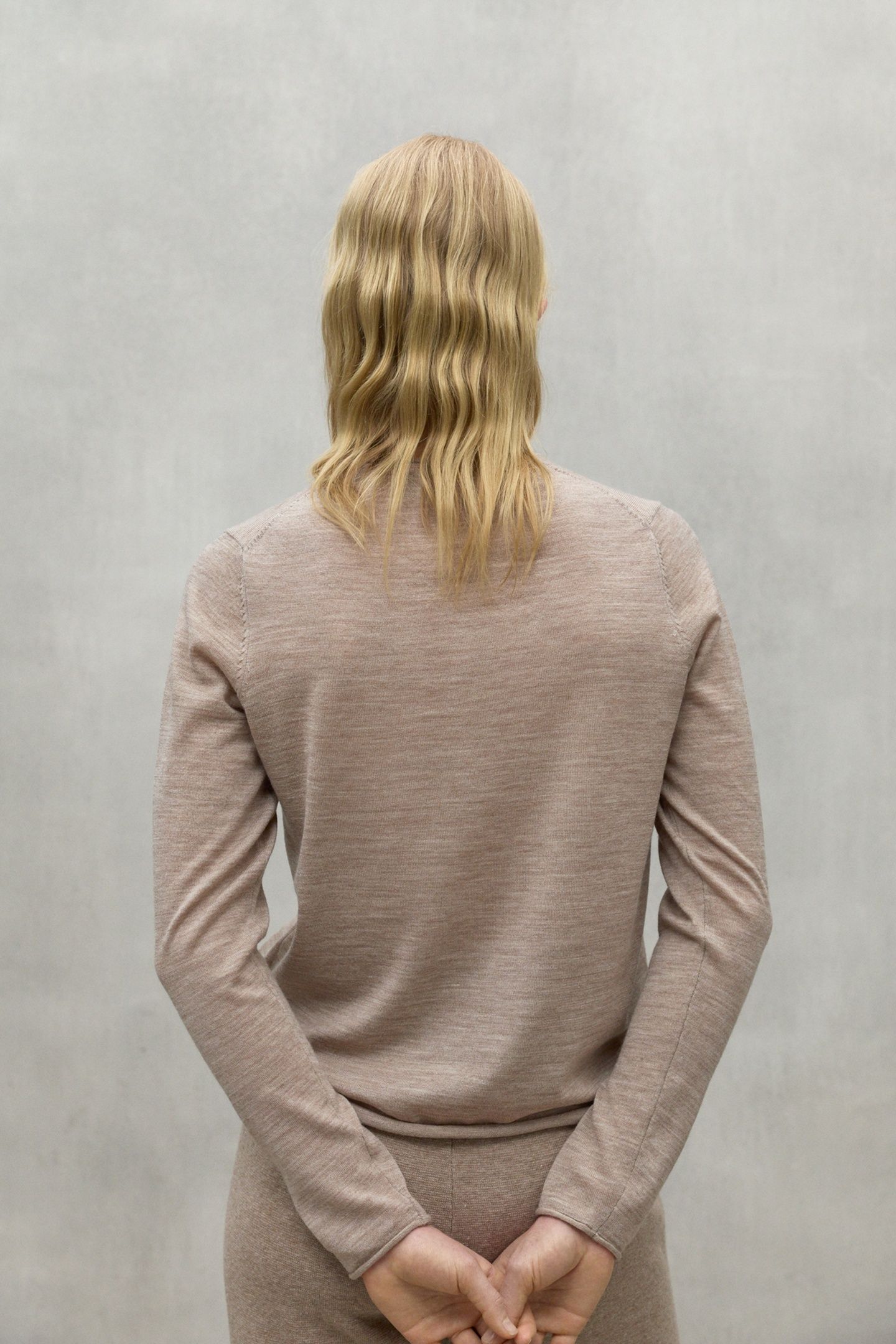 MILOALF KNIT DARK SAND MELANGE 2