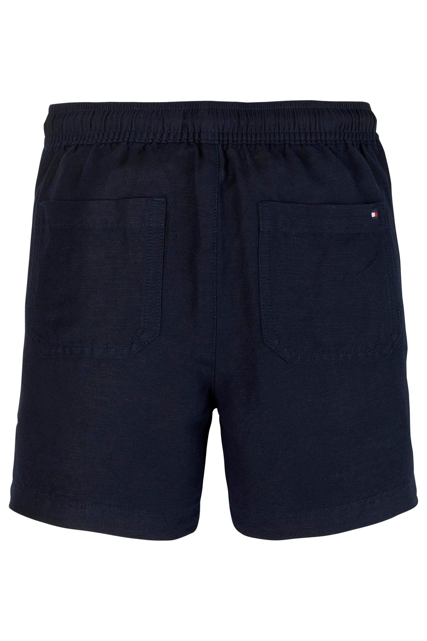 BOYS LINEN VISCOSE SHORT DARK NIGHT NAVY 2