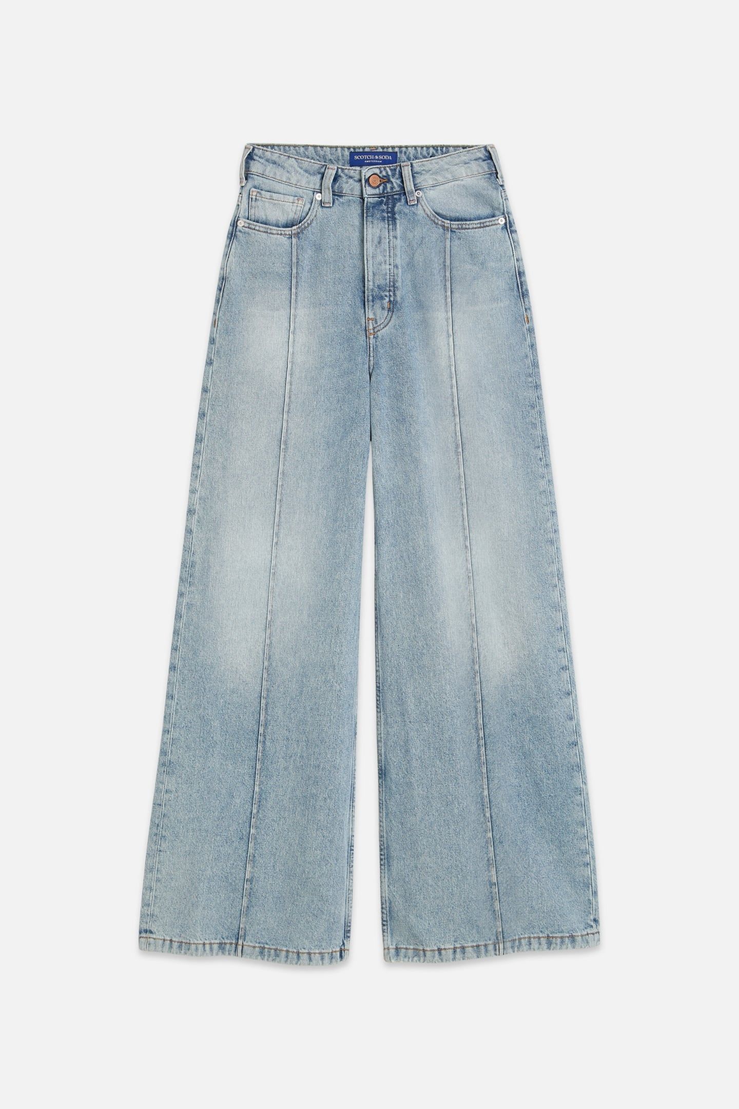 THE WAVE WIDE LEG JEANS VH BRT BLUE 1