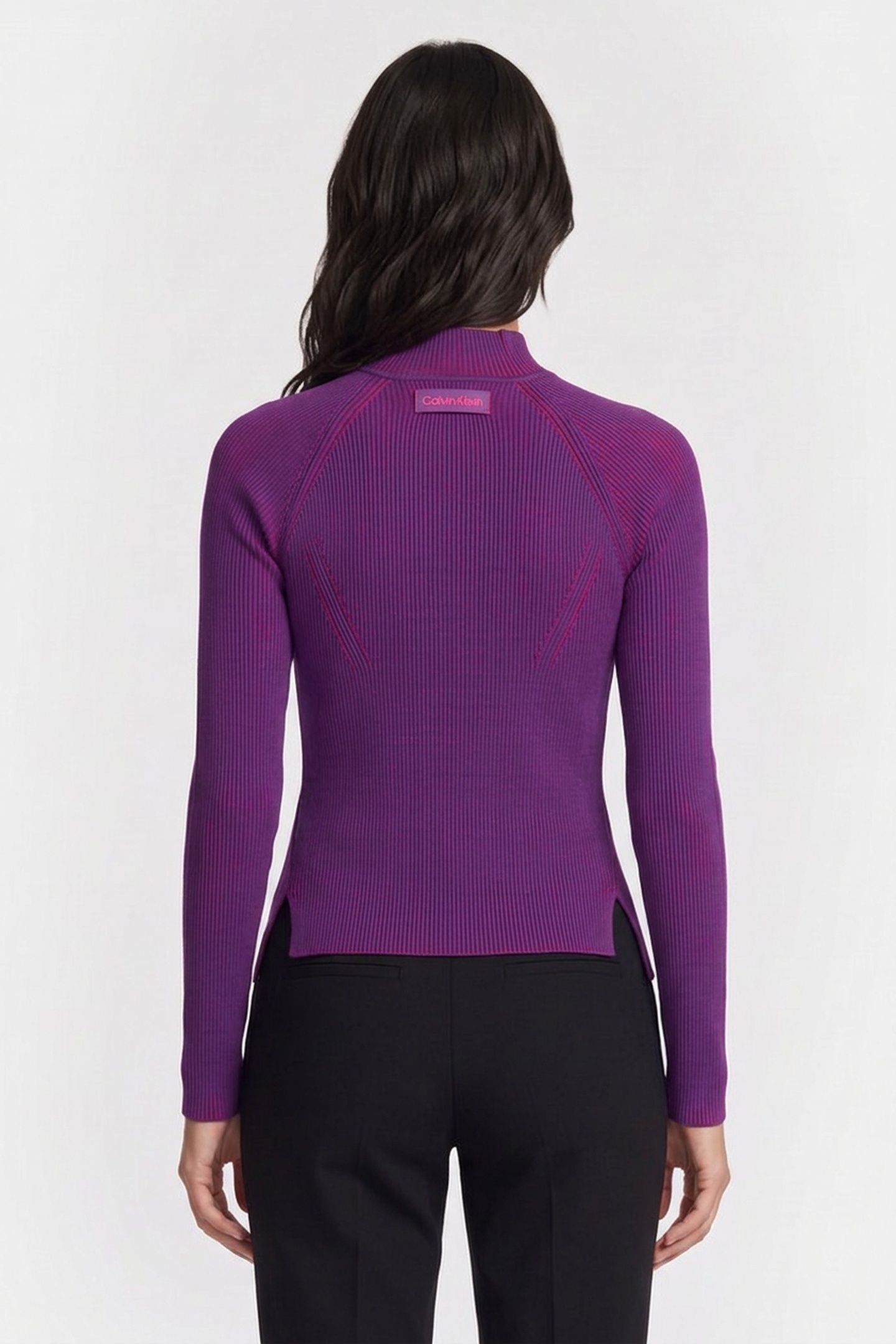 SNOWY PLAITED LONG SLEEVE ACAI COMBO 2