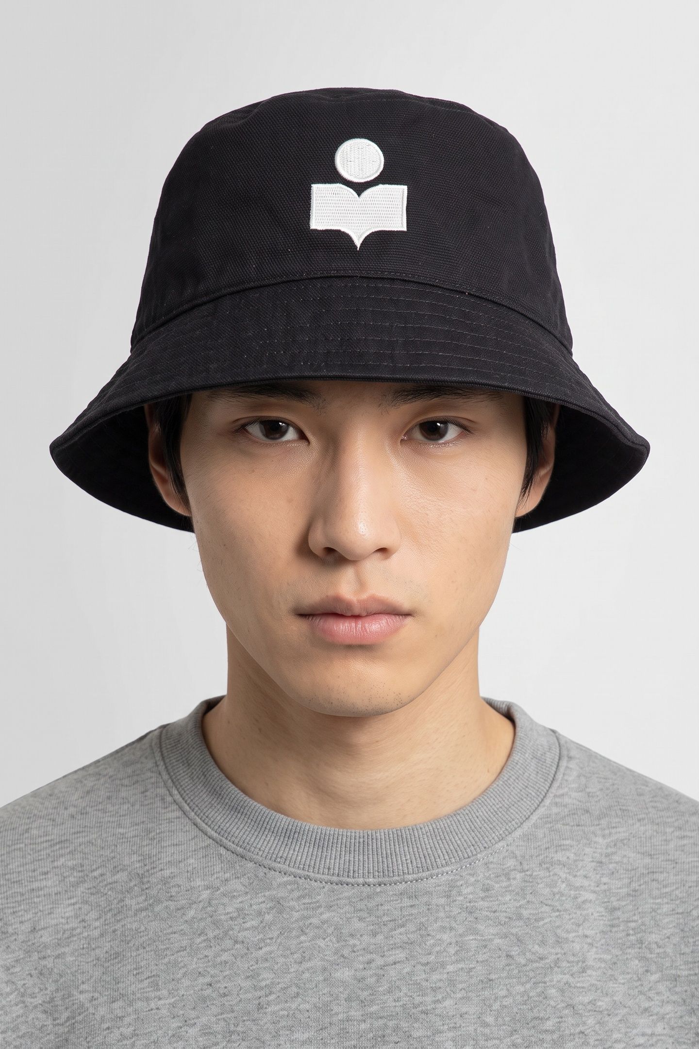 HALEY-GZ HAT BLACK ECRU 1