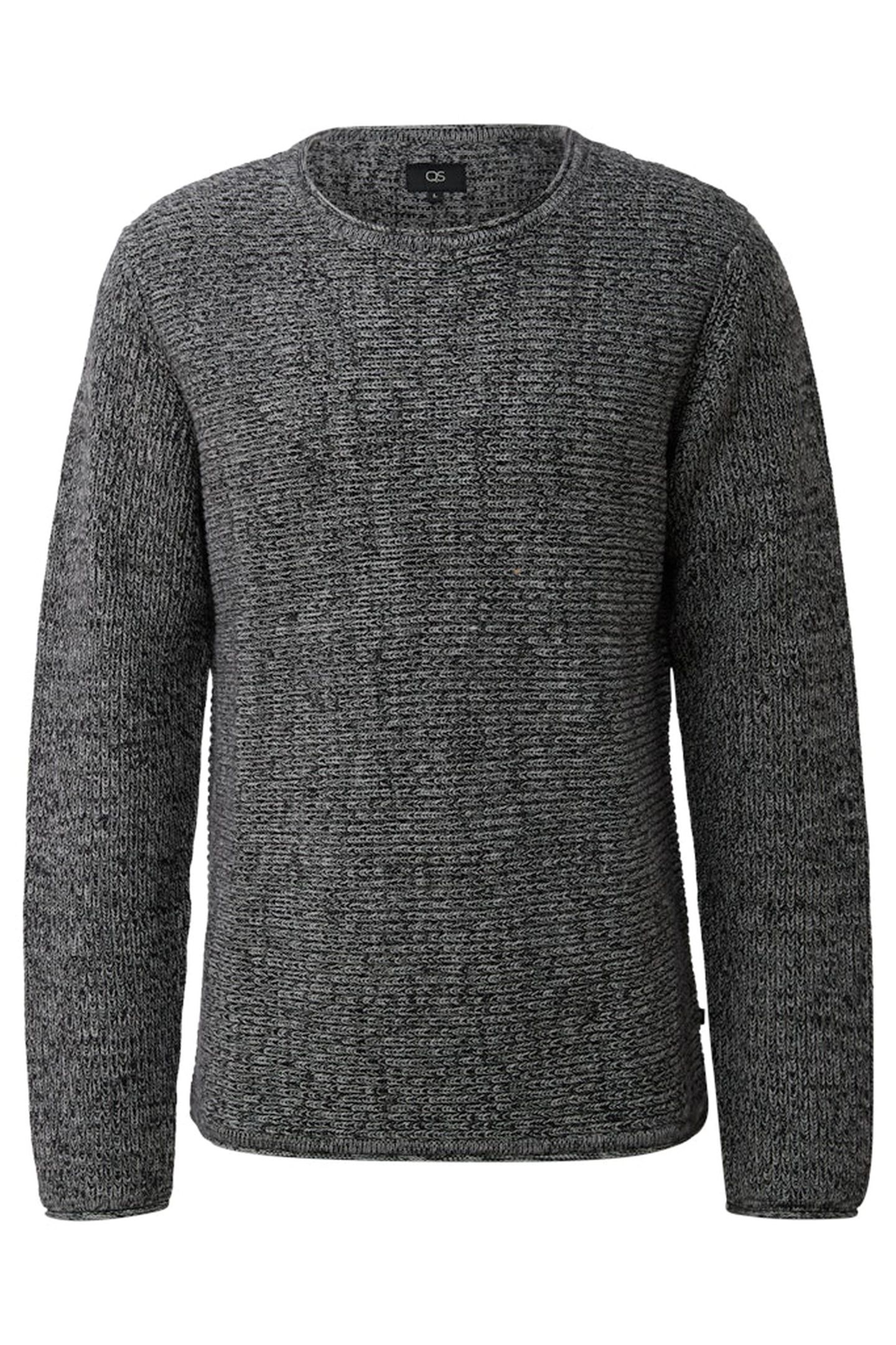 S.OLIVER-QS PULLOVER GREY/BLACK 4