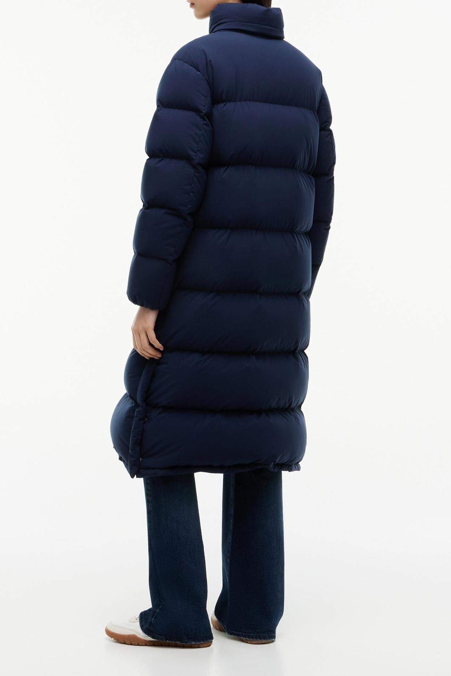 ALASKA LONG PUFFER COAT BLUE 2