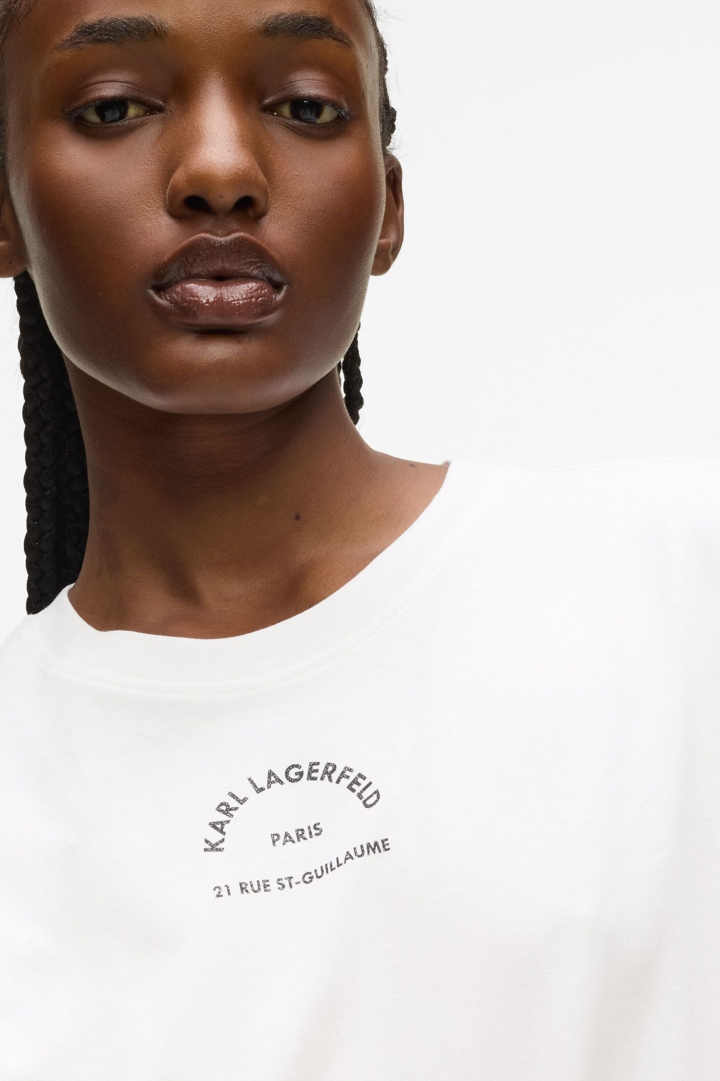 RSG GLITTER RELAXED T-SHIRT WHITE 6