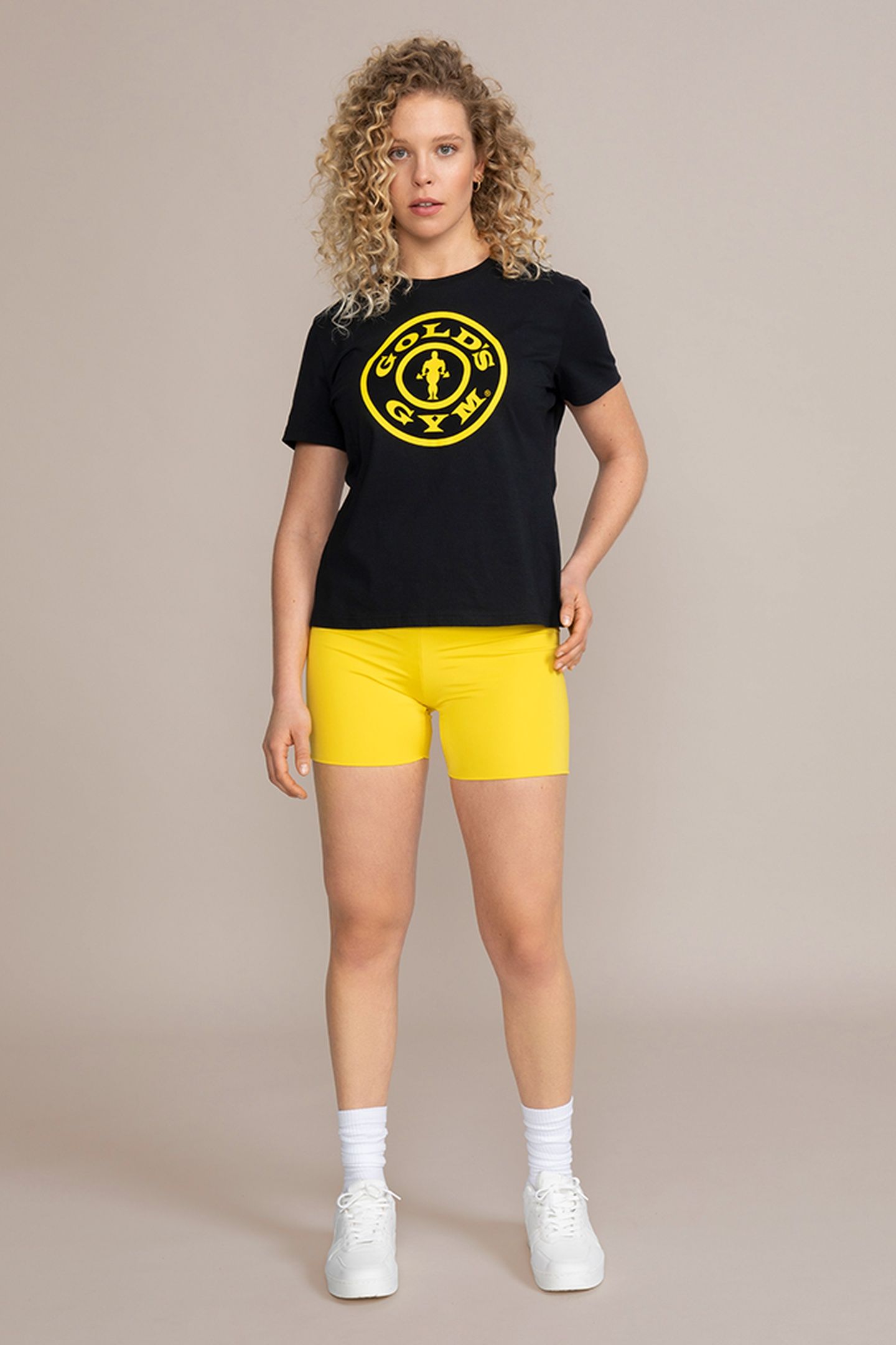 WEIGHT PLATE WOMEN'S RELAXED TEE BLACK 2