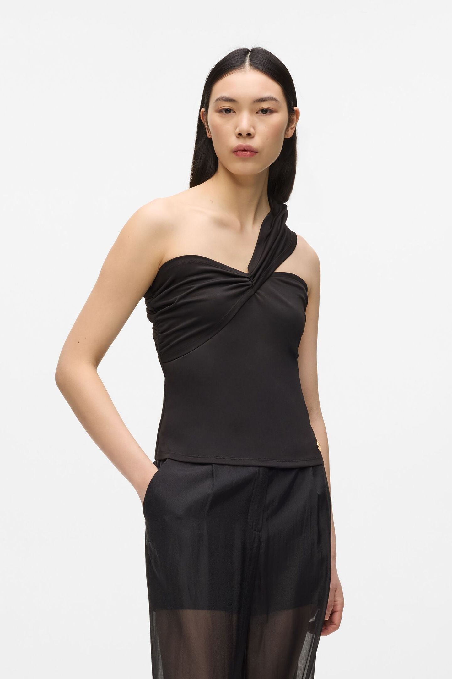 OCCASIONWEAR T-SHIRT BLACK 1