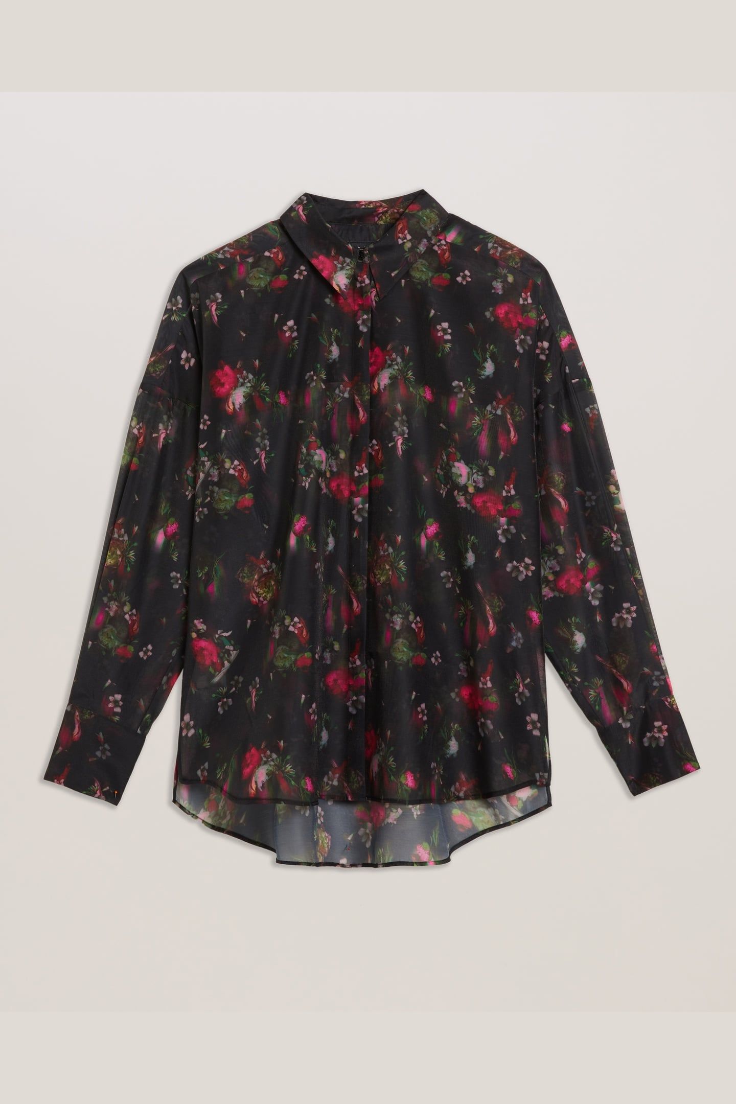 ATUEL OVERSIZED PRINTED LONG SLEEVE BLACK 3