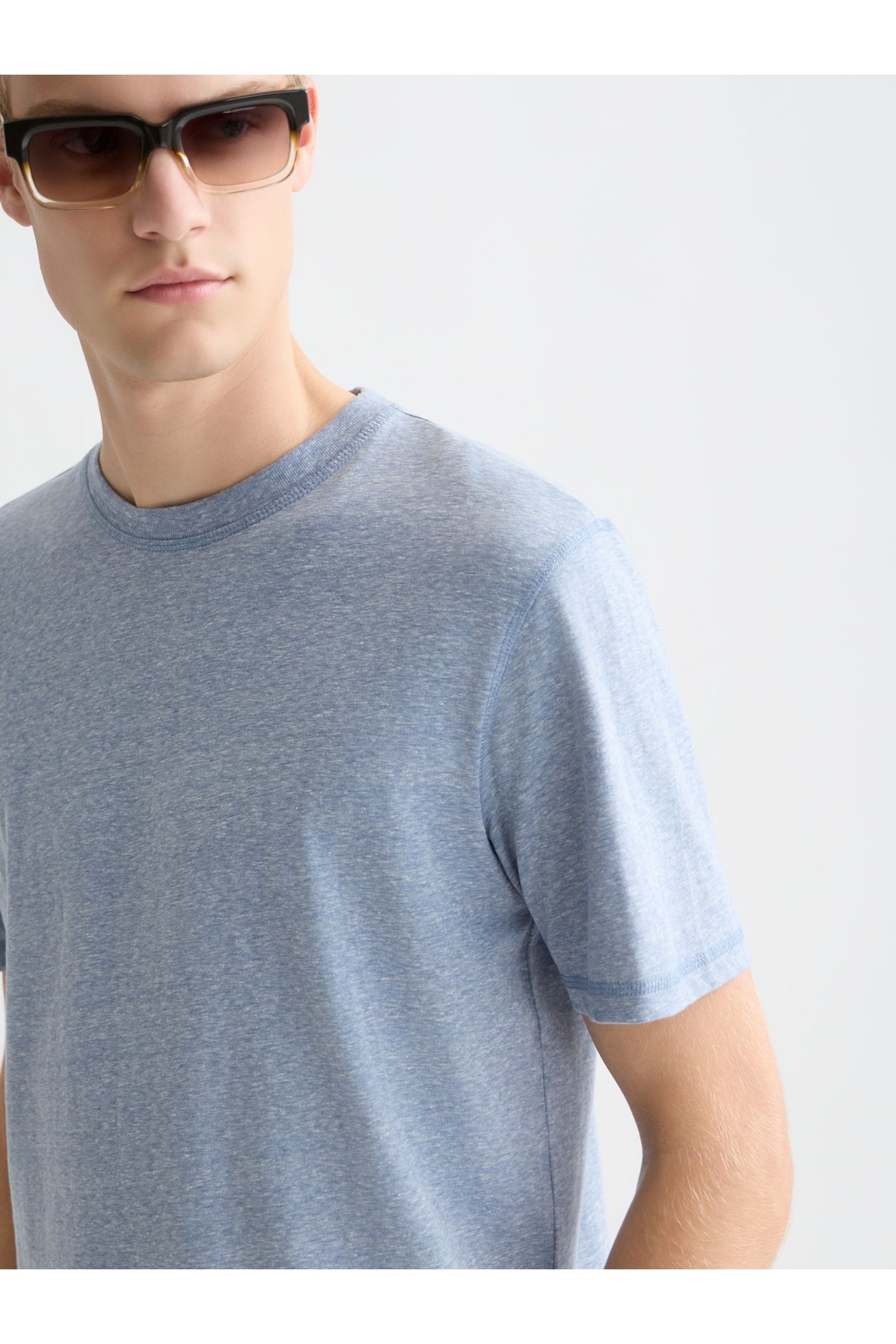 MELANGE REGULARFIT TSHIRT NAVY / RED / WHITE 6