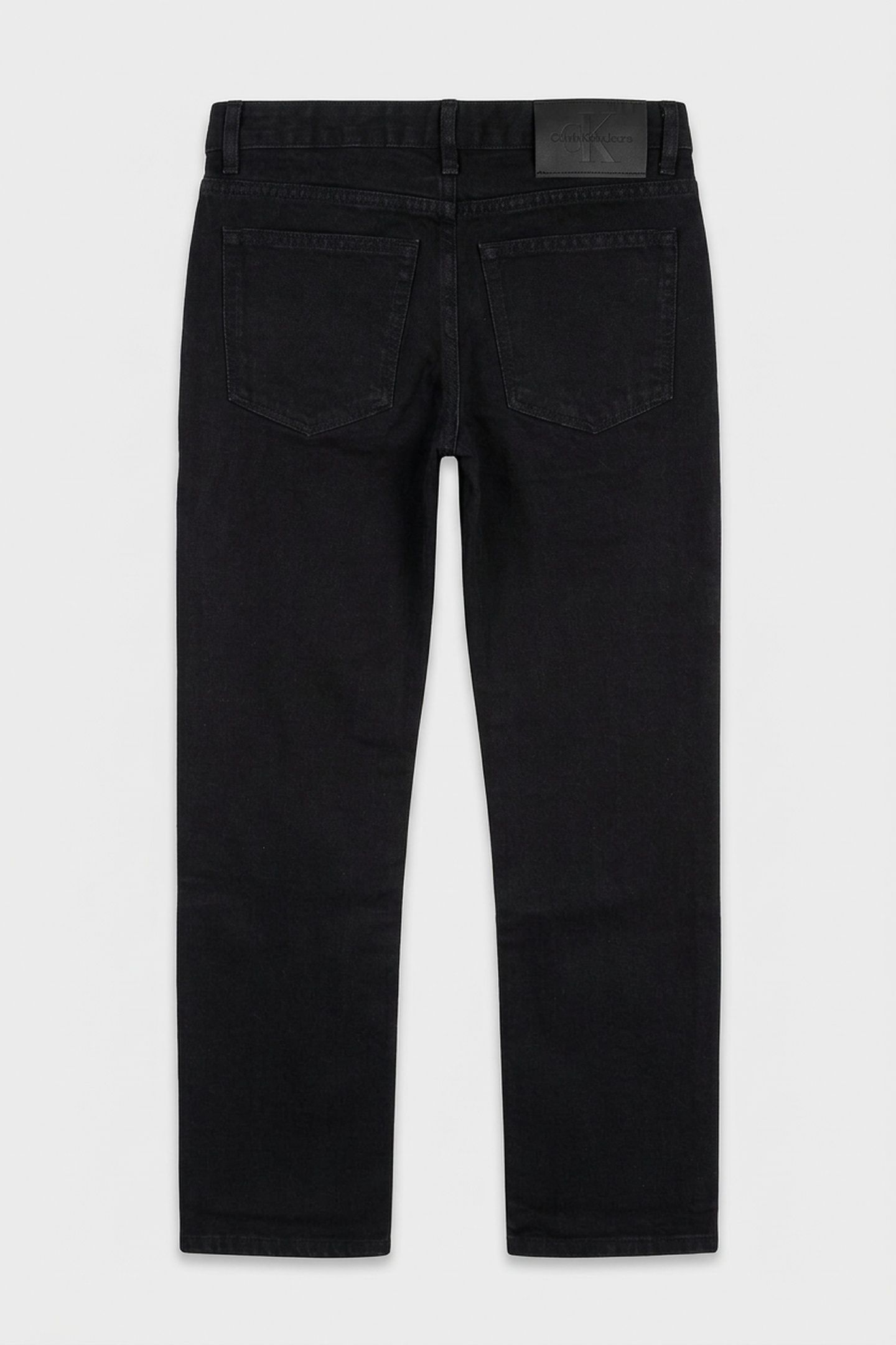 GIRLS MID RISE STRAIGHT CLEAN BLACK RGD 3