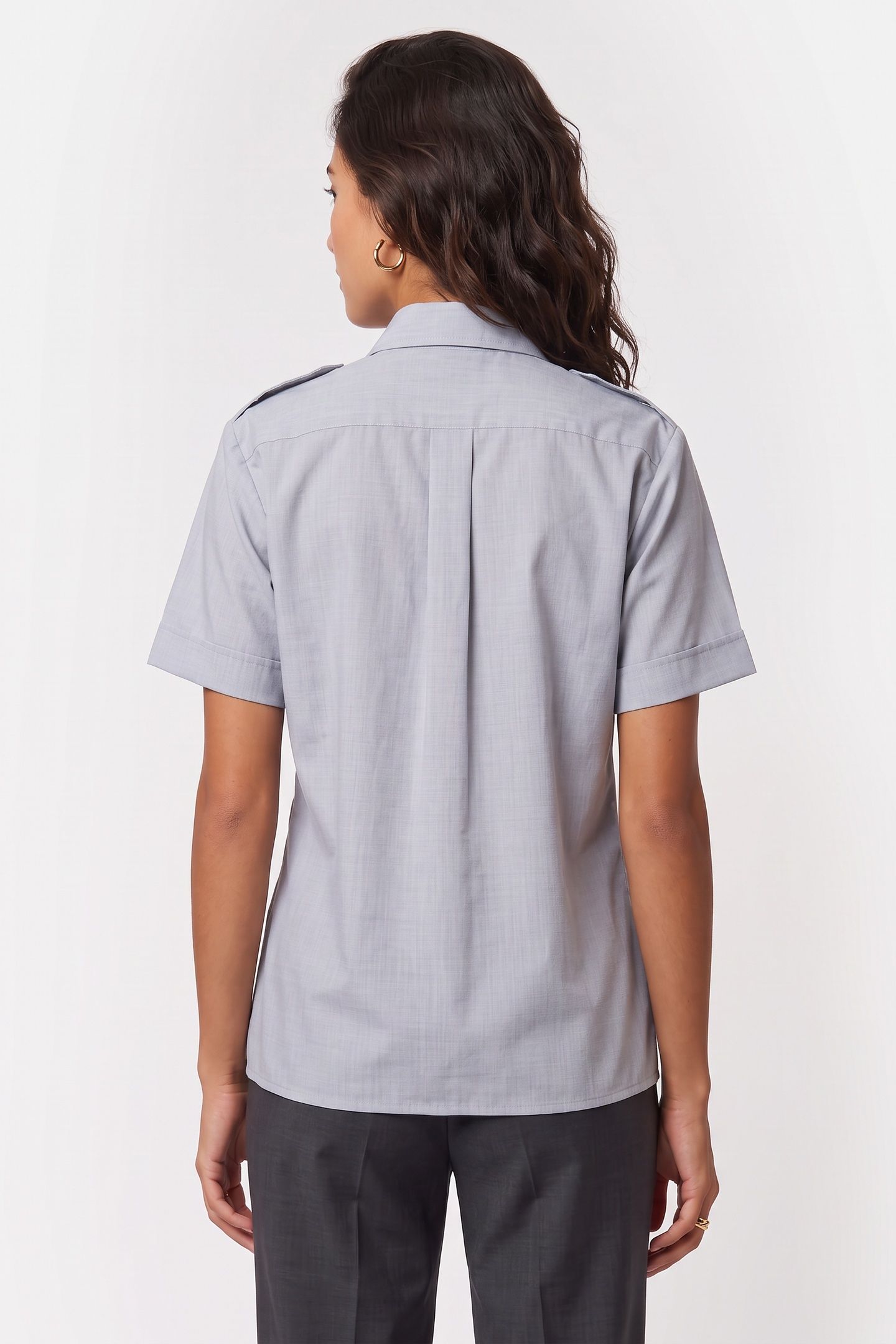 UNISEX POLICEMAN SHIRT LIGHT GREY 5