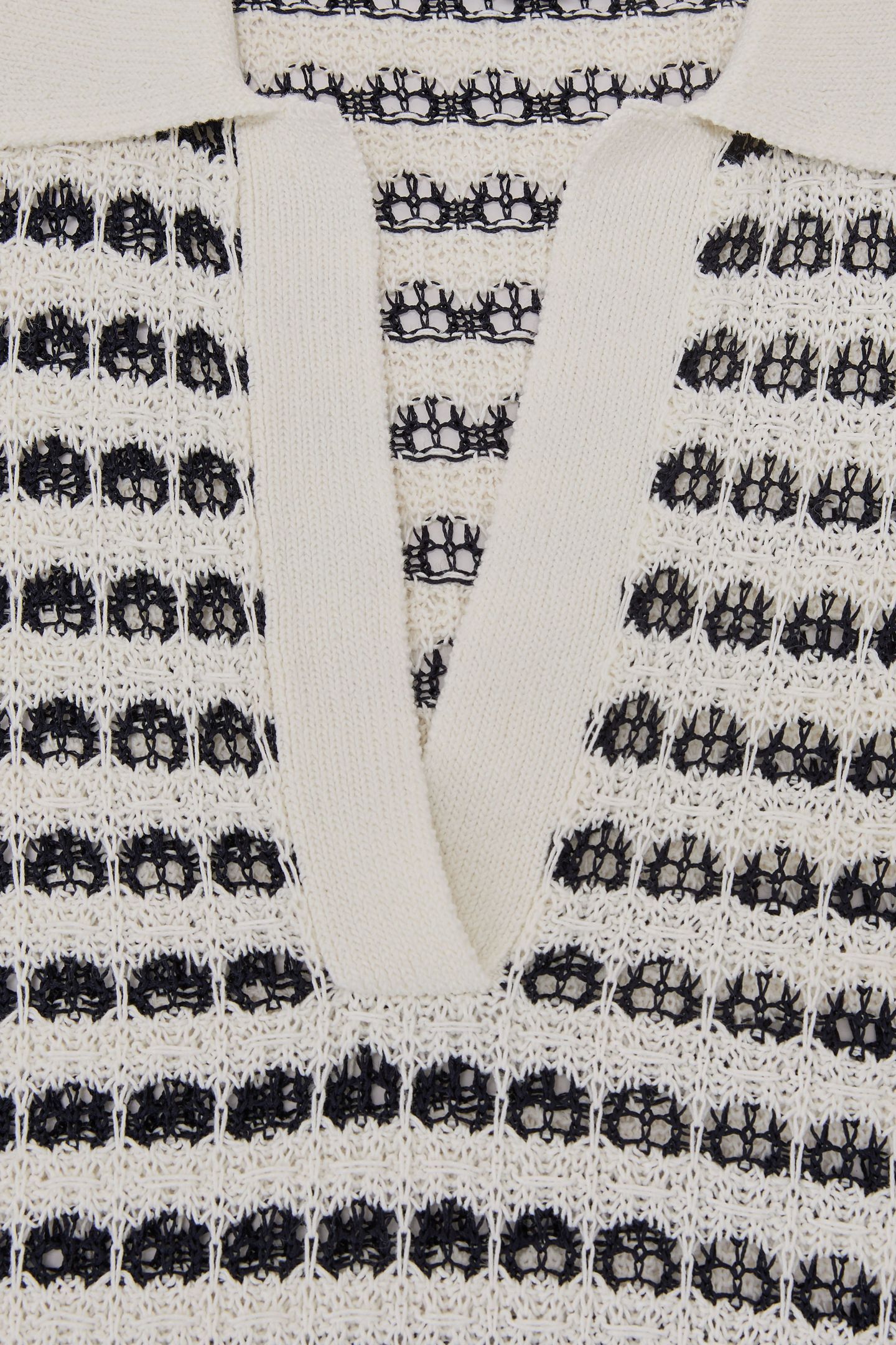PATTERN POLO WHITE/NAVY 7