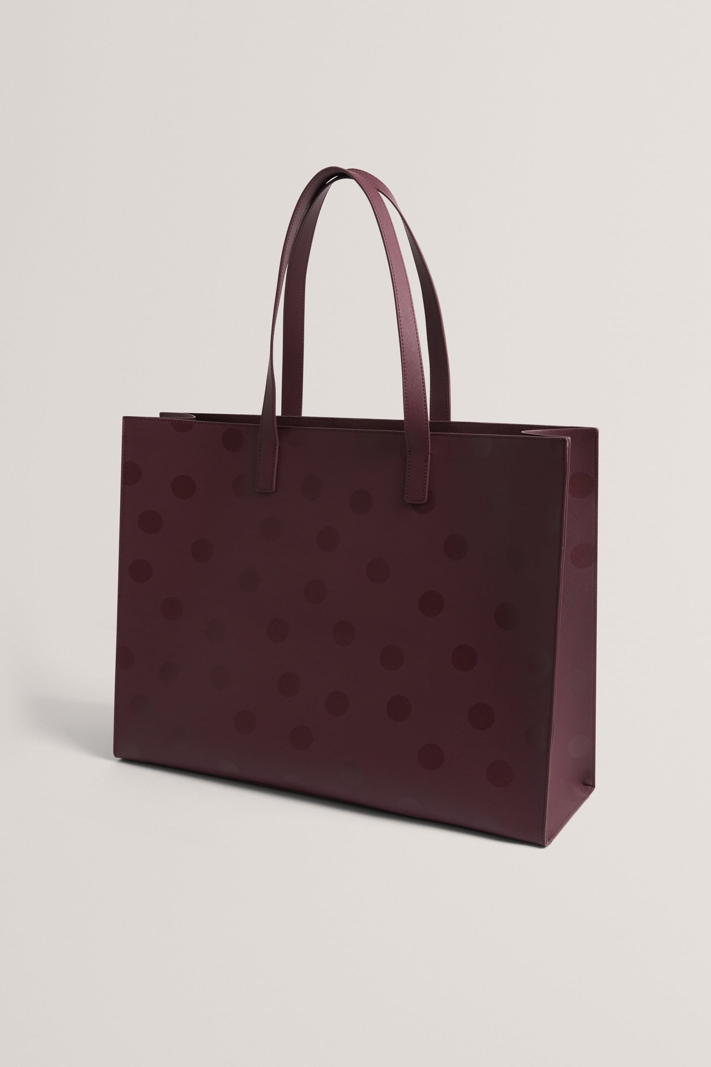 POLKA DOT EXTRA LARGE ICON BAG DP-PURPLE 3