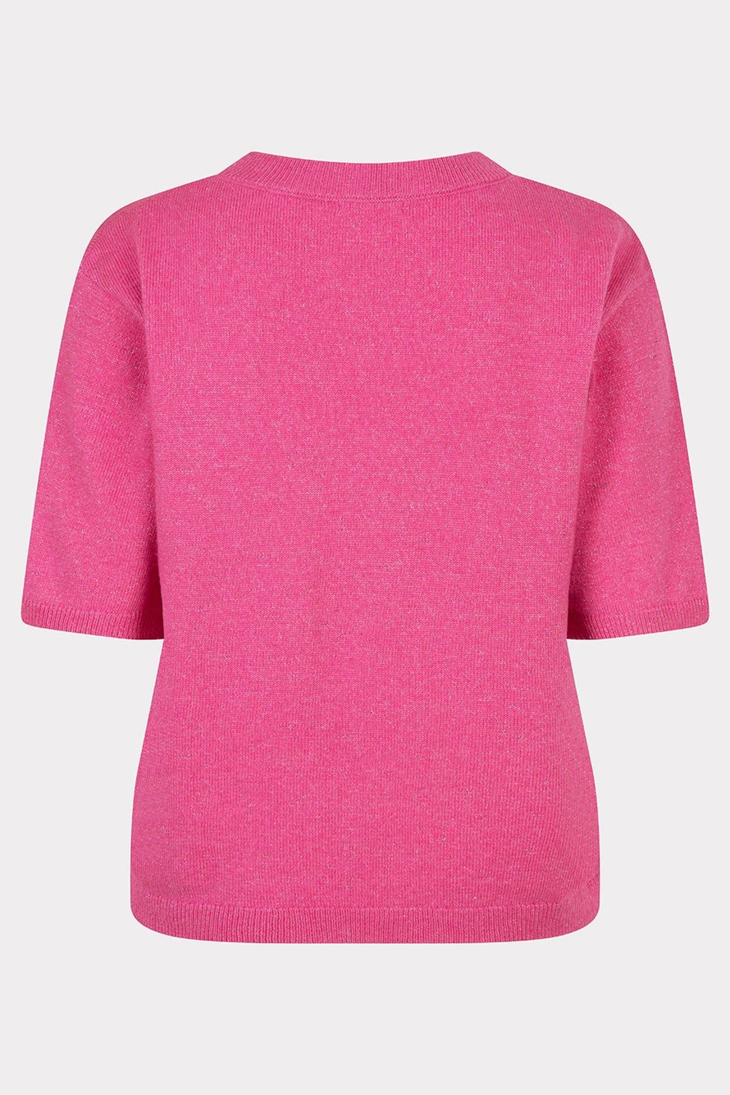 SWEATER S/SLVE WOOL FRAMBOISE 2