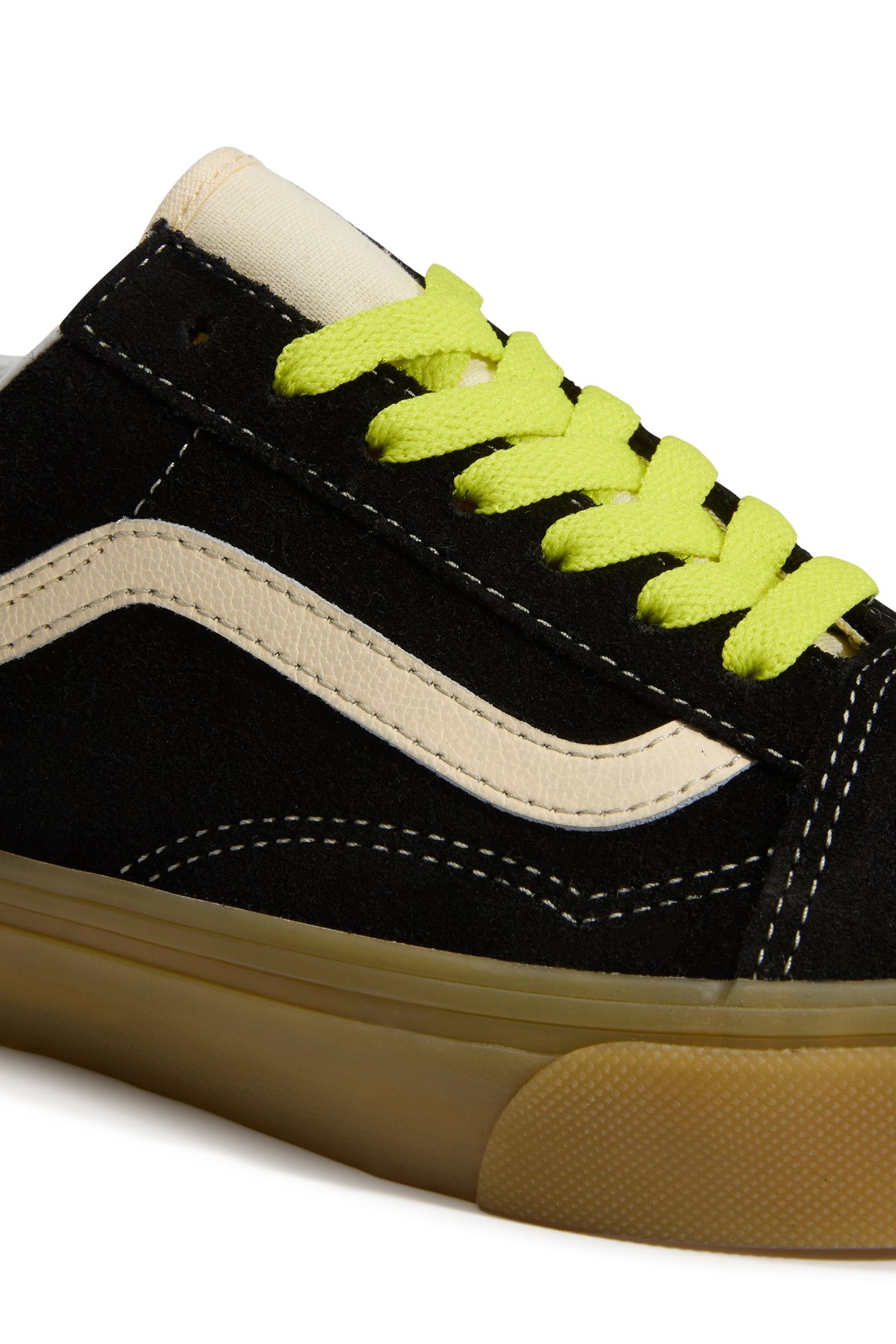 UNISEX OLD SKOOL POP LACE BLACK/FLURO LIME 6